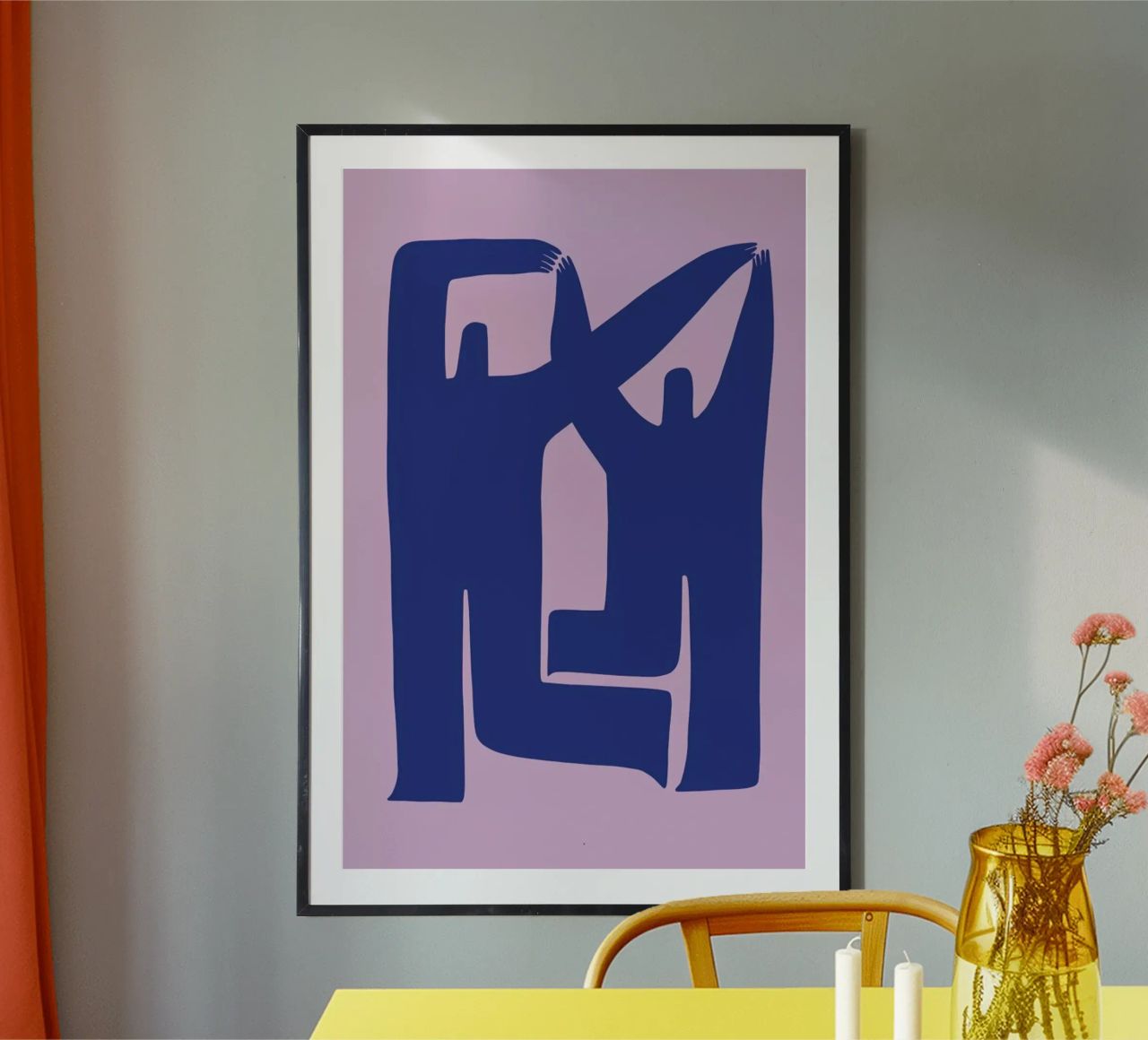 Geometric Dance poster by Pure