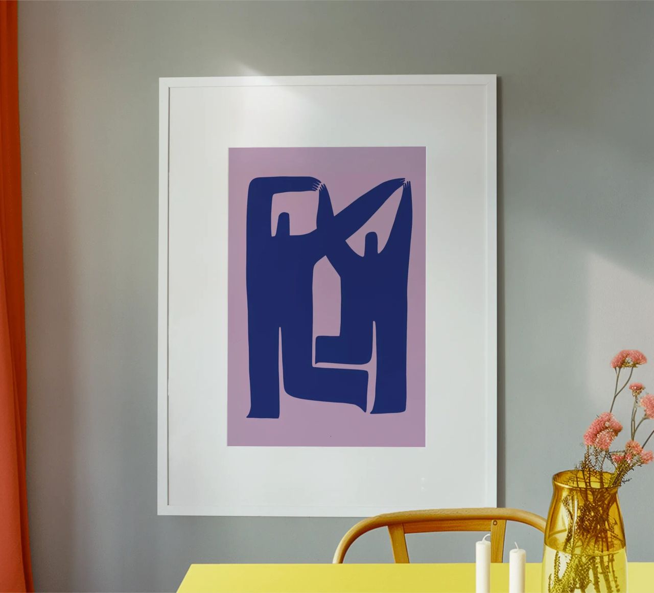 Geometric Dance poster by Pure