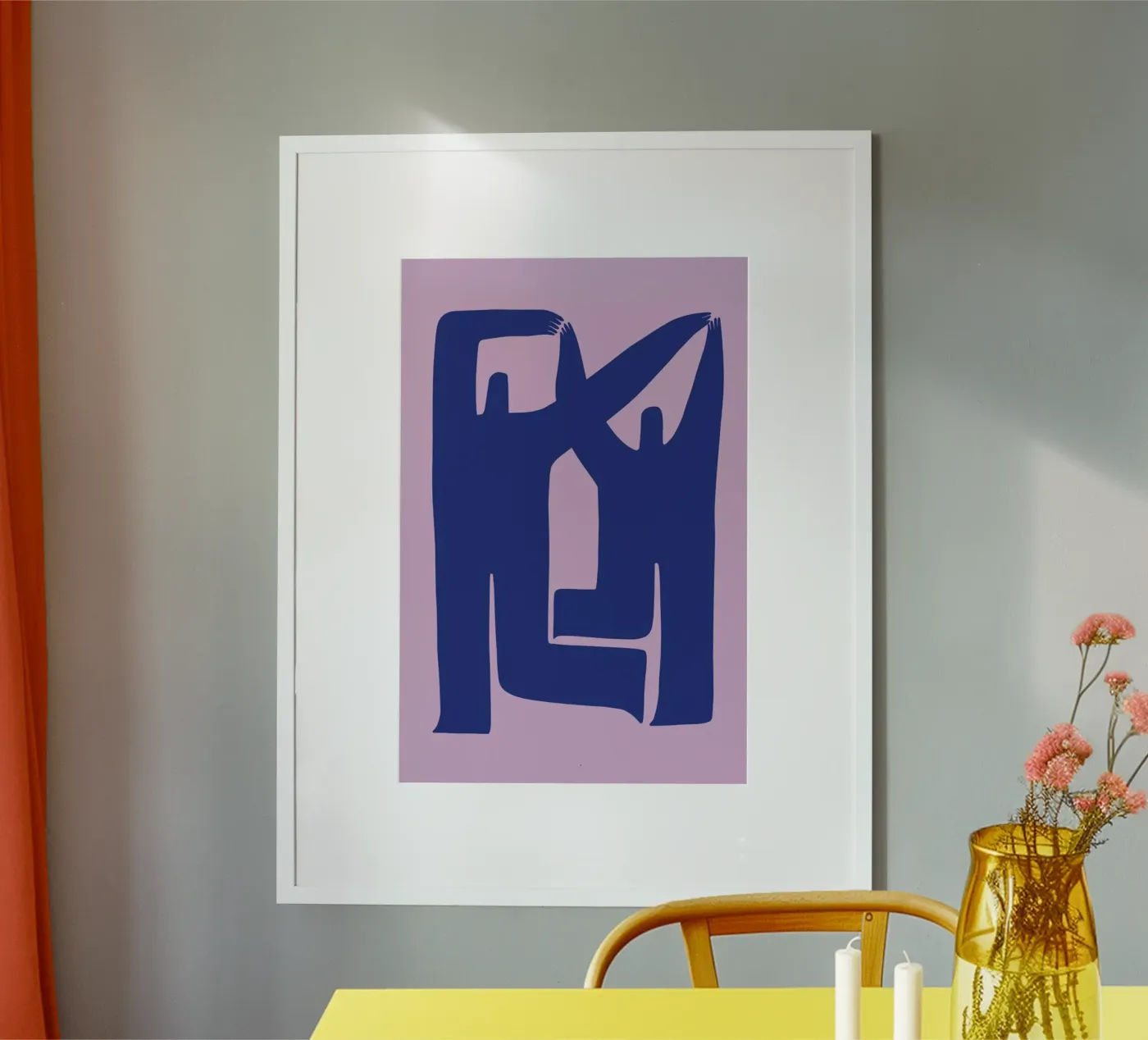 Geometric Dance poster by Pure