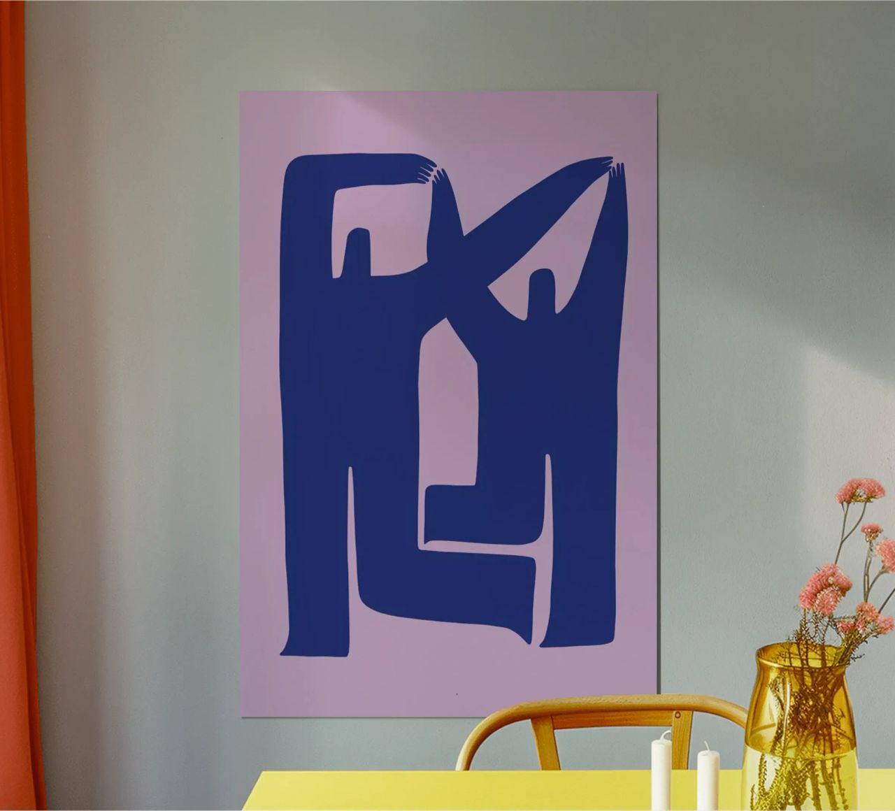 Geometric Dance poster by Pure