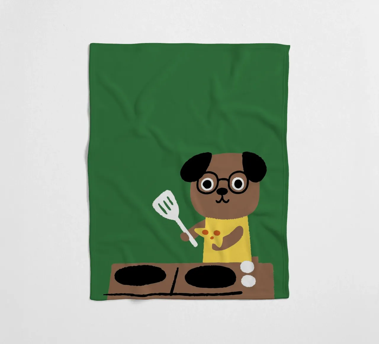 Cane da cucina coperta in pile da TRENDY POSTER SHOP