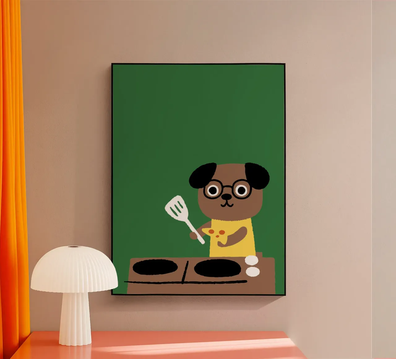 Cane da cucina plexiglass da TRENDY POSTER SHOP