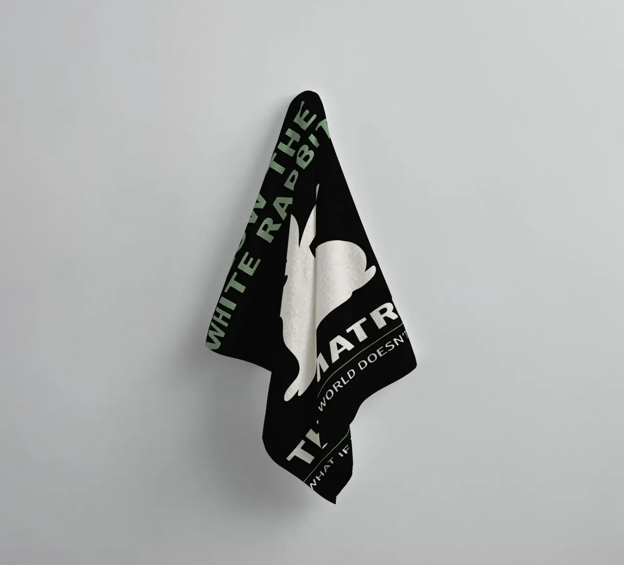 The Matrix Print towel by MoviesArt