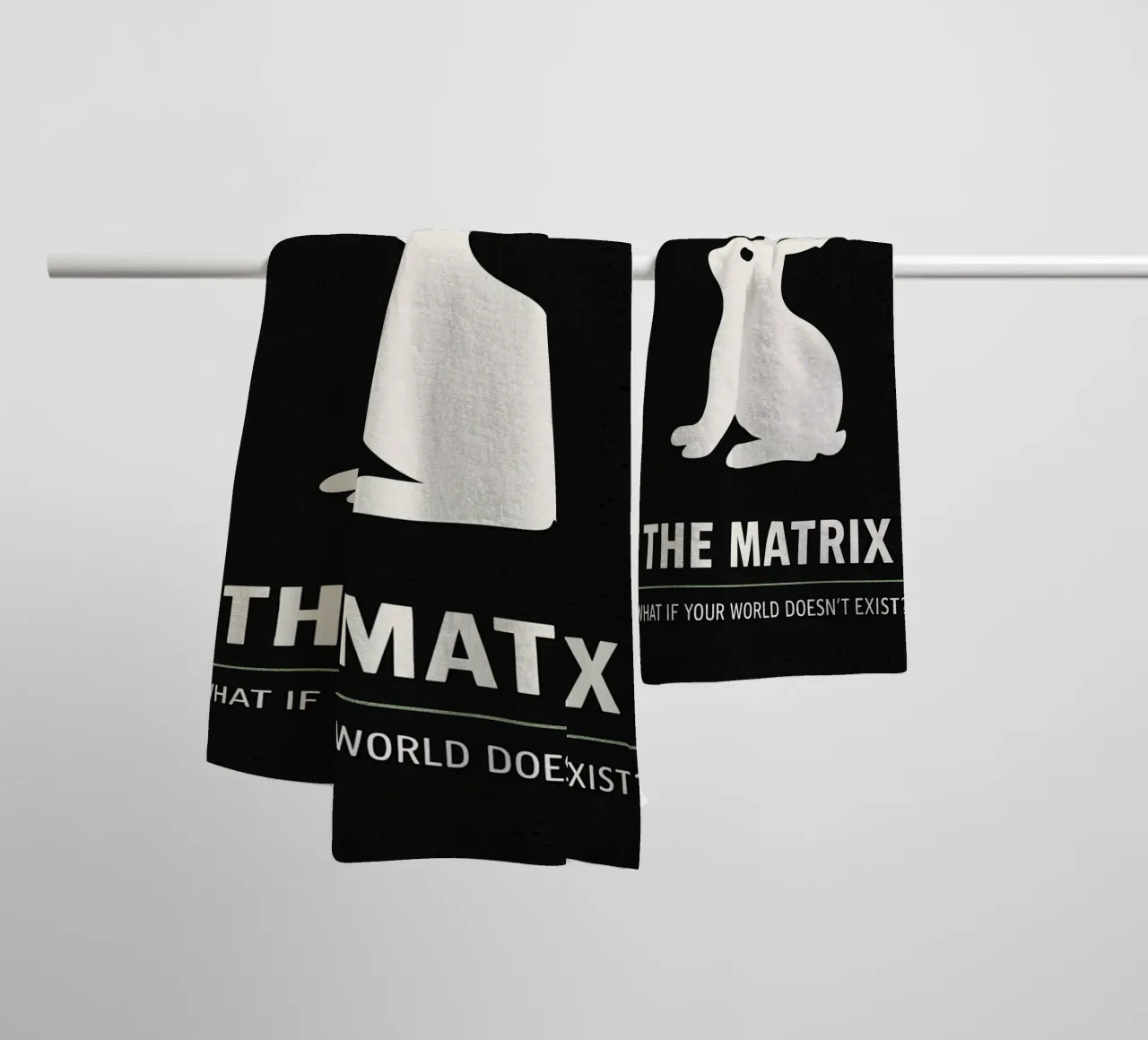 The Matrix Print towel by MoviesArt