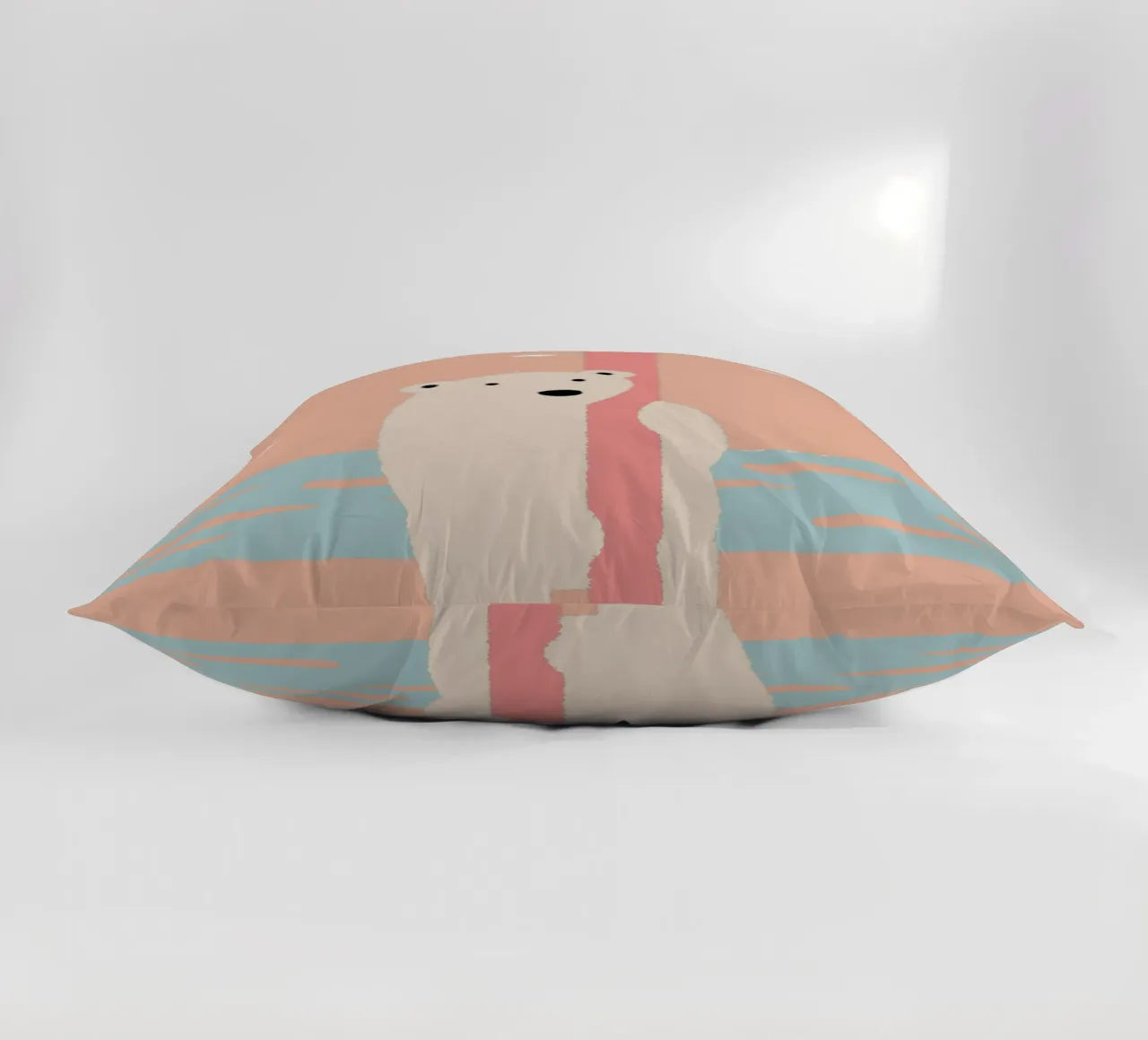 Orso polare solitario cuscino da TRENDY POSTER SHOP