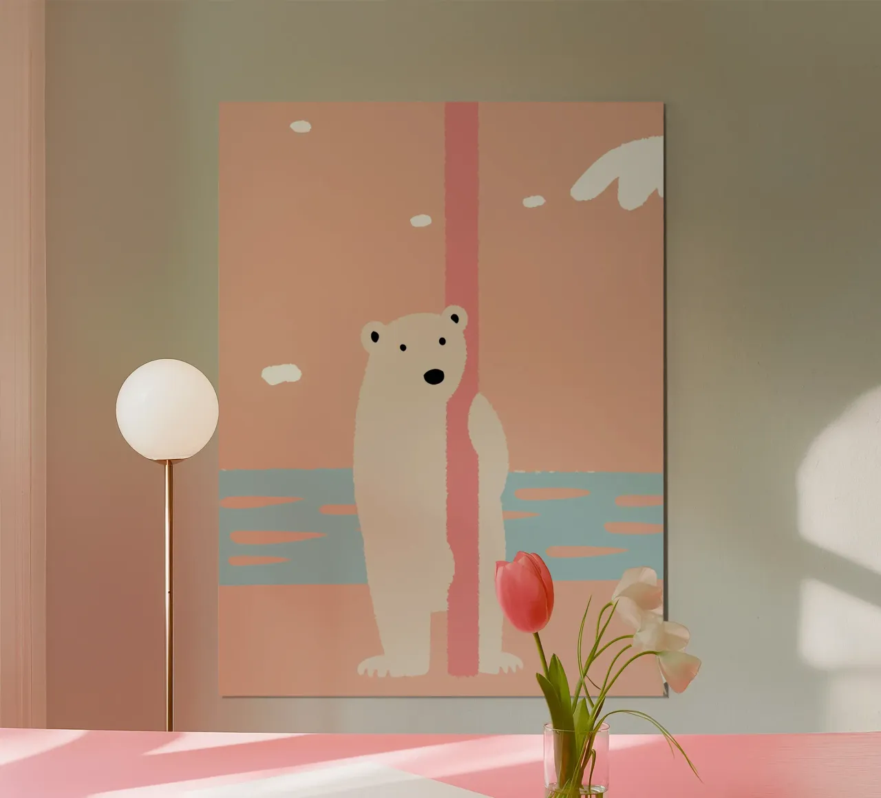 Solitary Polar Bear poster by TRENDY POSTER SHOP