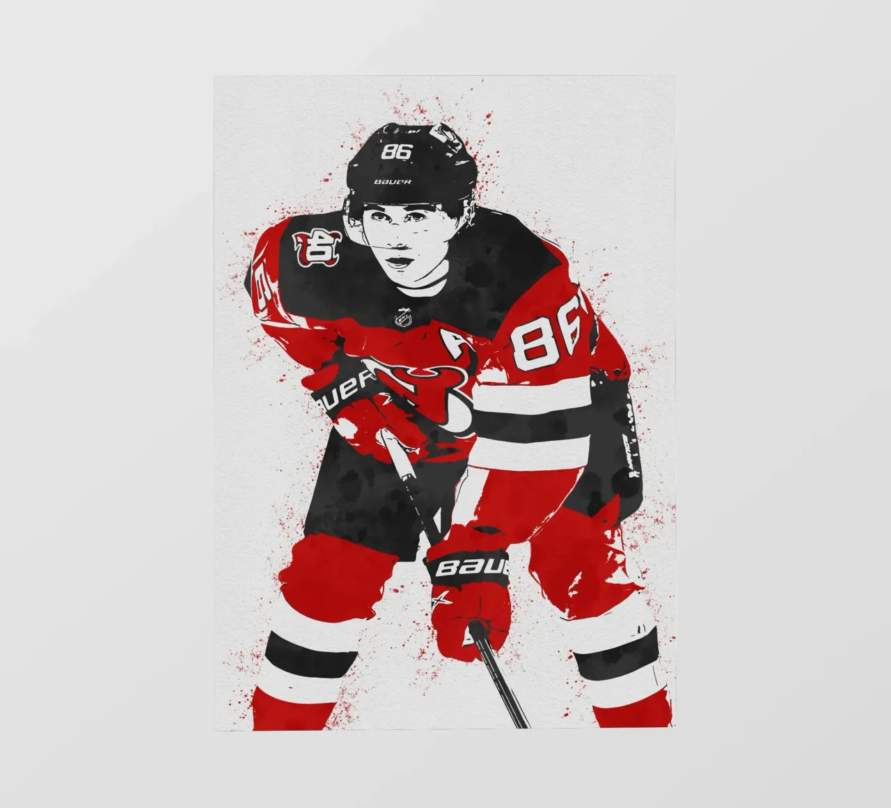 Jack Hughes pellicola backlit da tenten