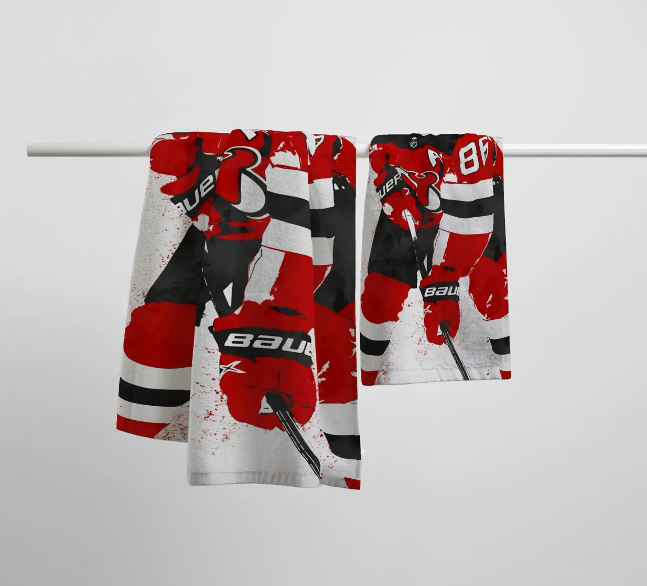 Jack Hughes badhanddoek van tenten