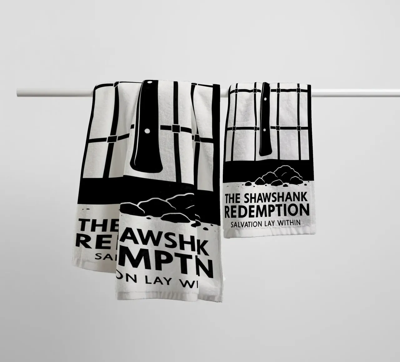 The Shawshank Redemption Print asciugamano da bagno da MoviesArt