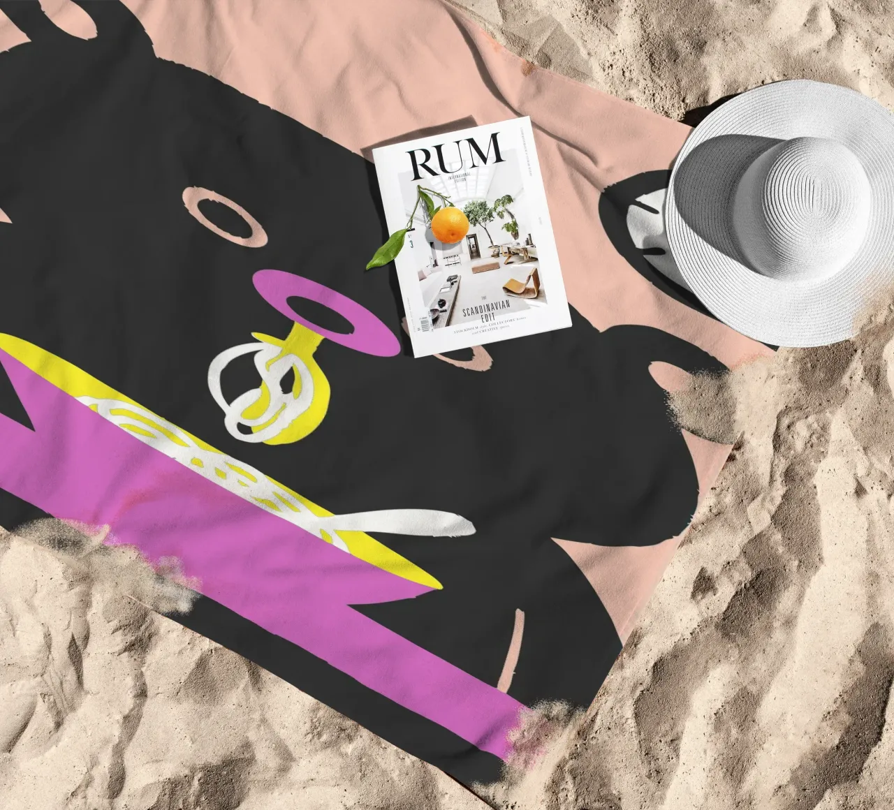 Bear Eats Noodles telo mare da TRENDY POSTER SHOP