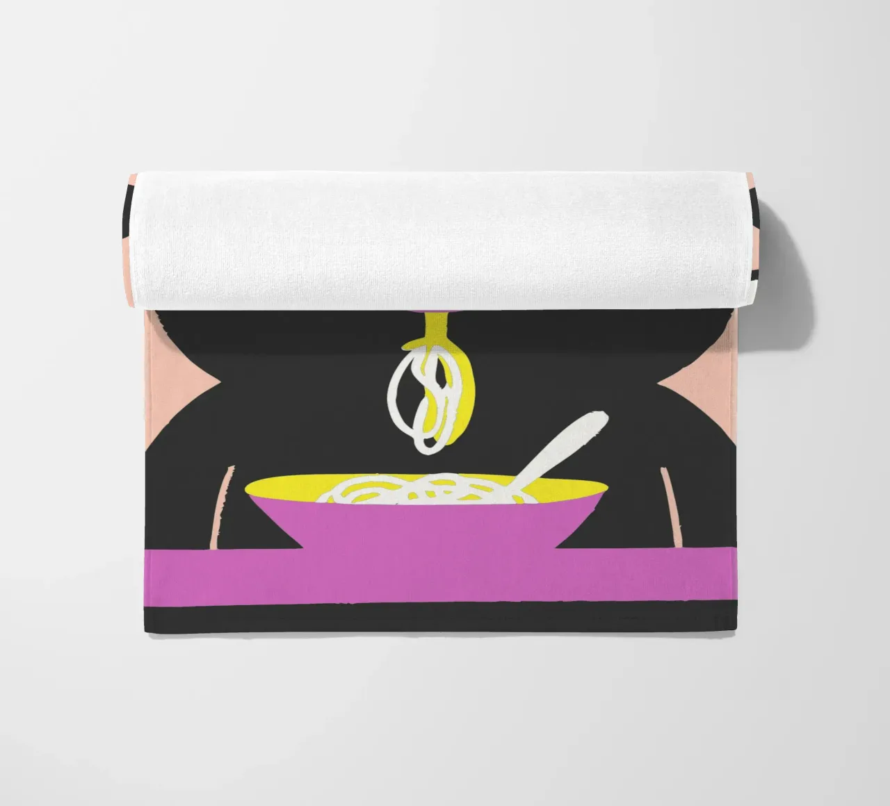 Bear Eats Noodles telo mare da TRENDY POSTER SHOP