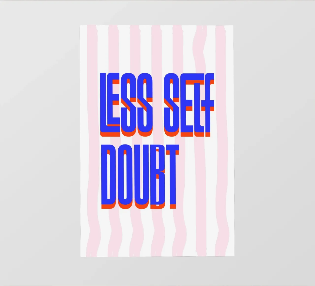 Less Self Doubt telo in pvc da fraeuleinvonfuchs