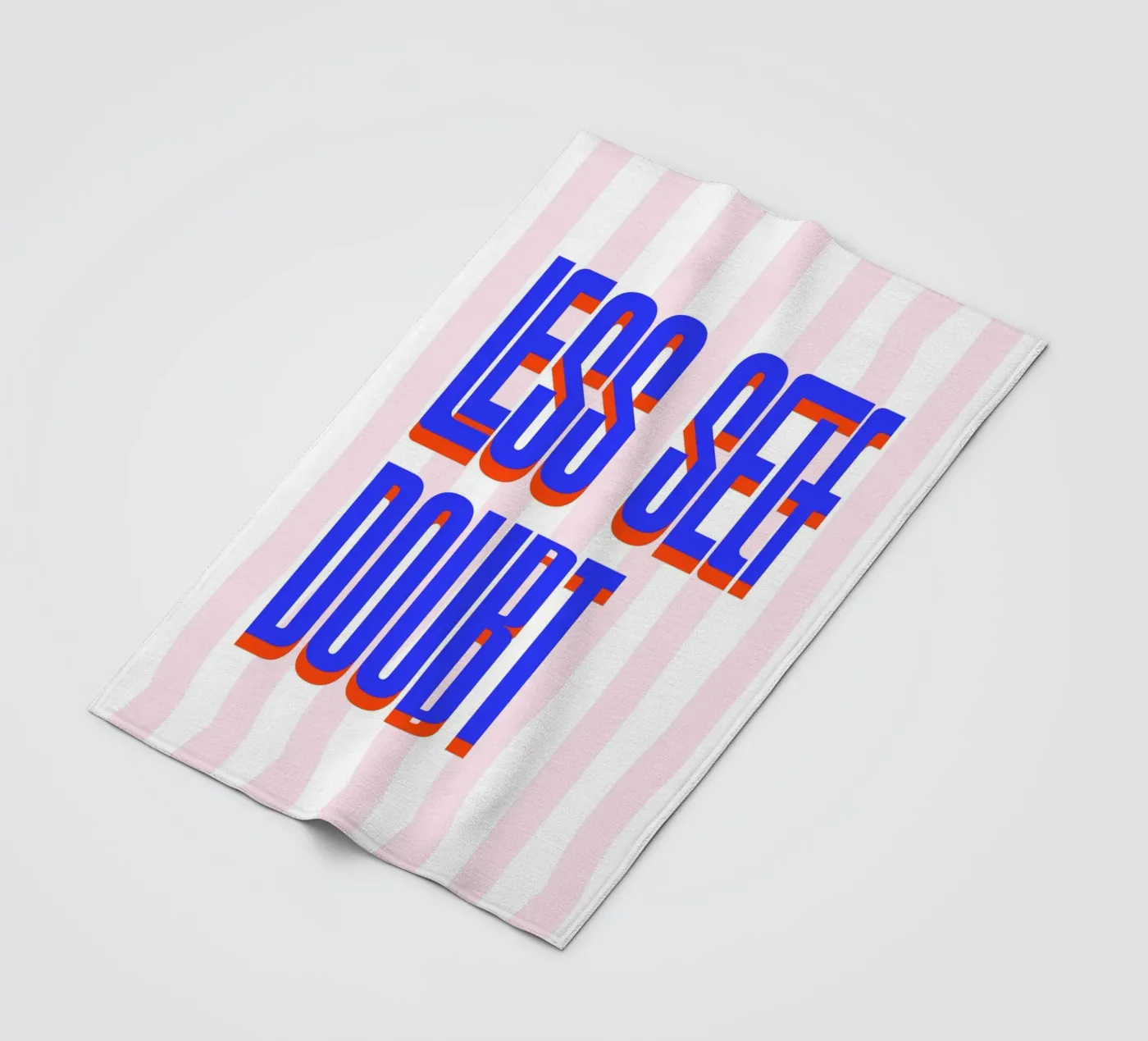 Less Self Doubt fleece blanket by fraeuleinvonfuchs