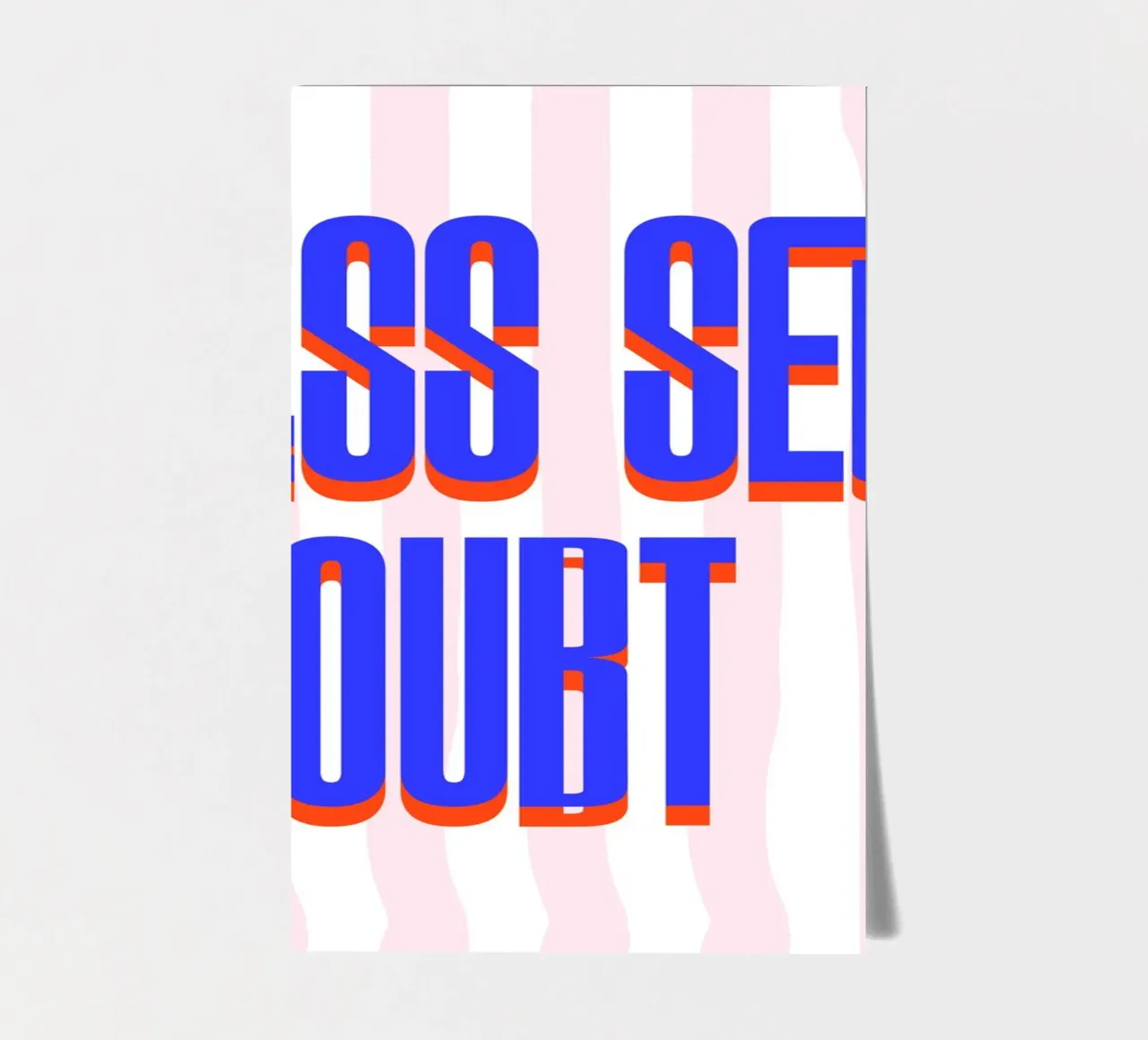 Less Self Doubt foglio adesivo da fraeuleinvonfuchs