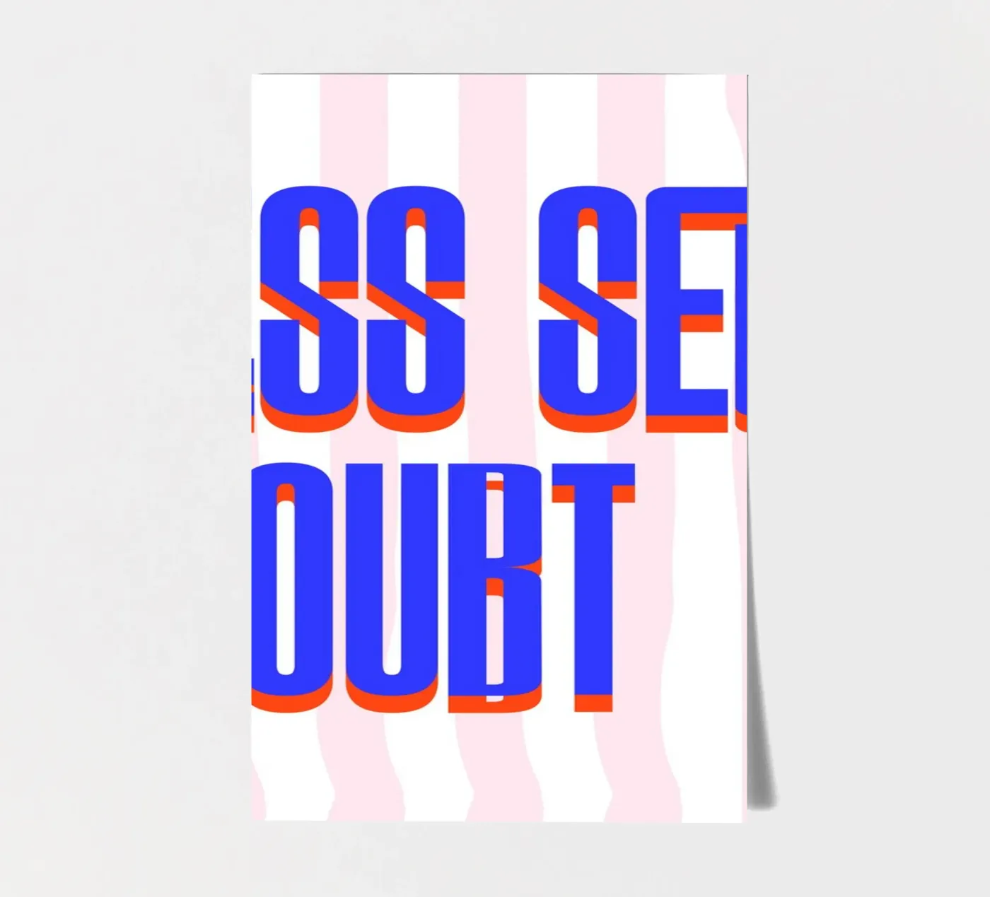 Less Self Doubt stickervel van fraeuleinvonfuchs