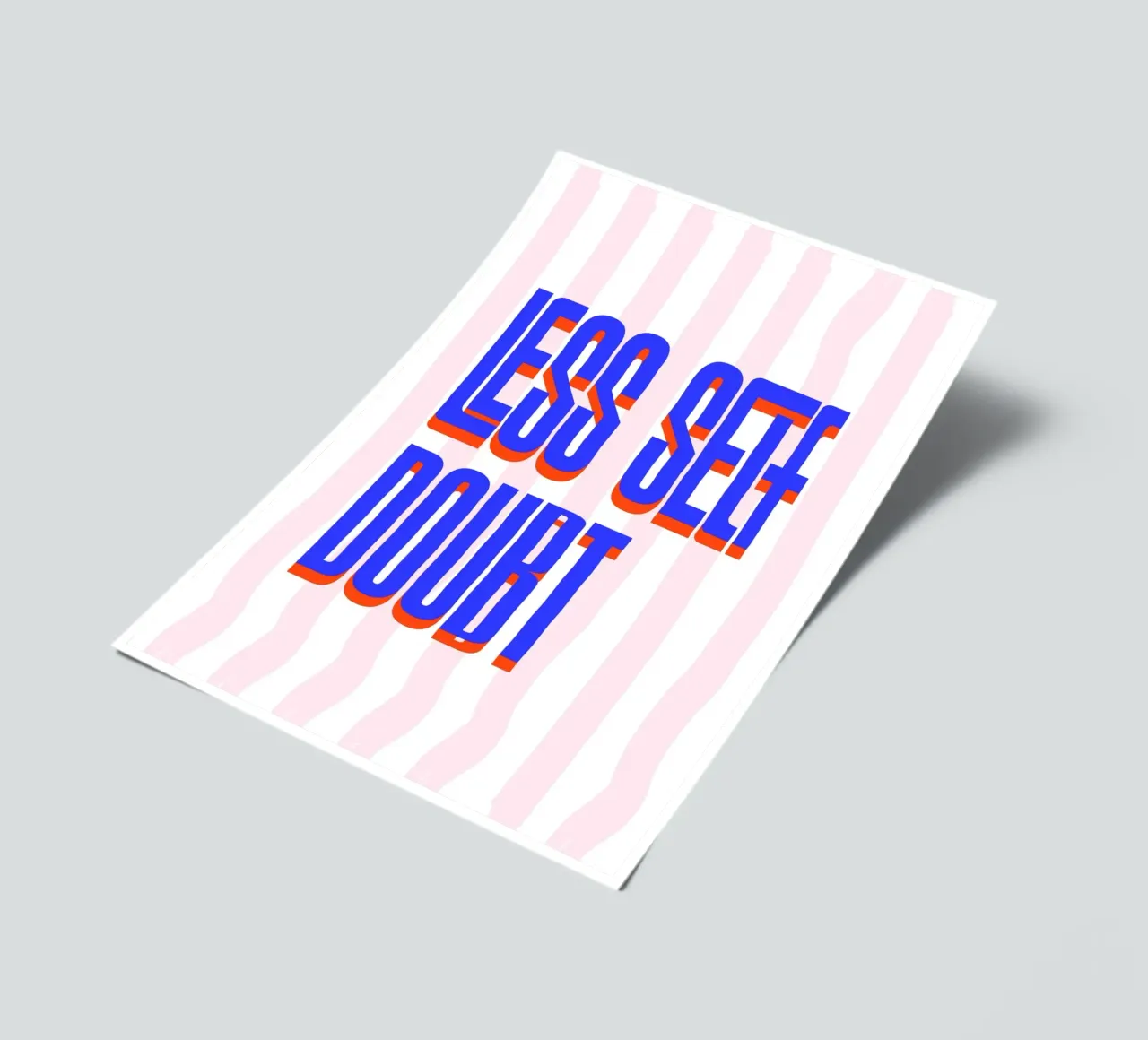 Less Self Doubt sticker sheet by fraeuleinvonfuchs