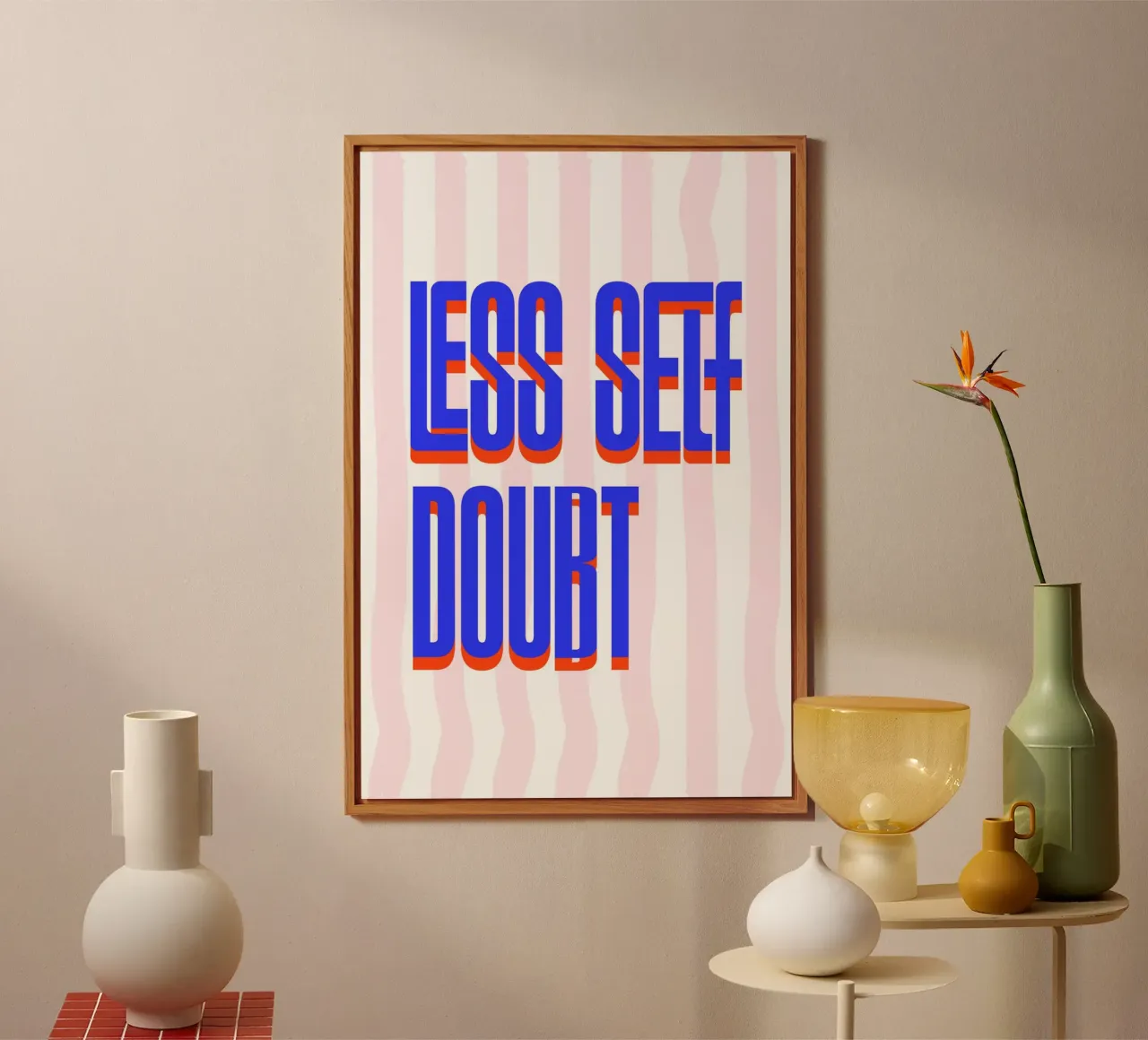 Less Self Doubt alluminio dibond da fraeuleinvonfuchs