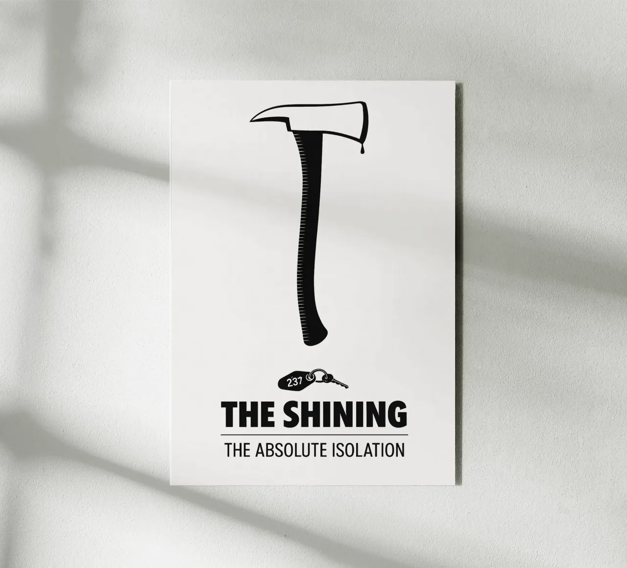 The Shining Print alluminio dibond da MoviesArt