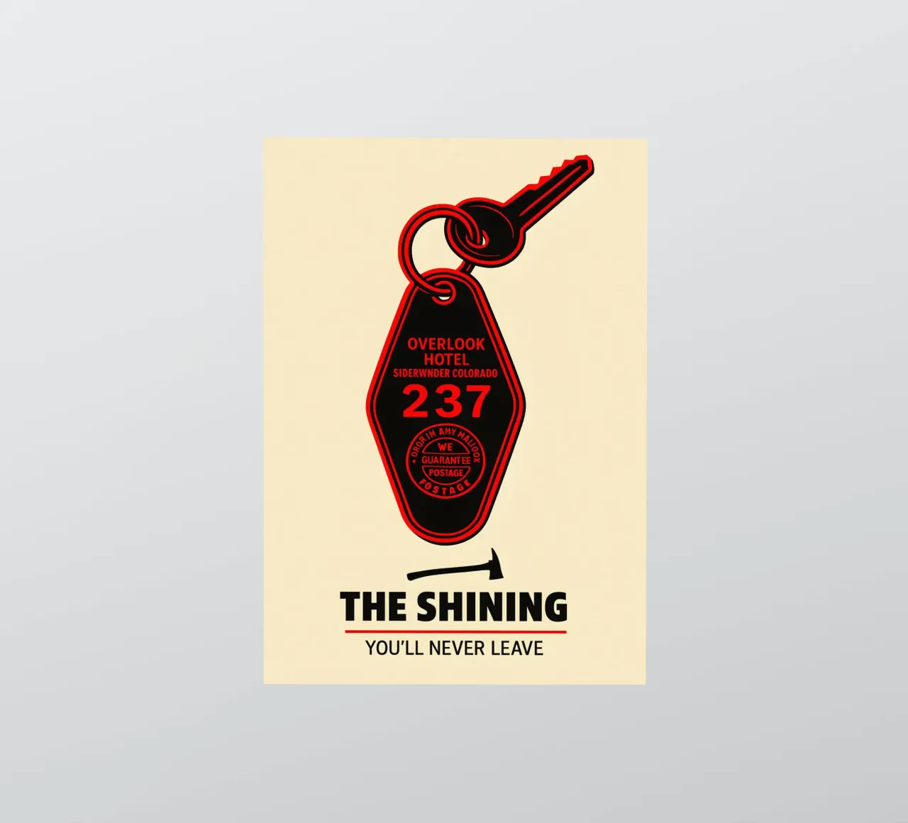The Shining Print adesivo da MoviesArt