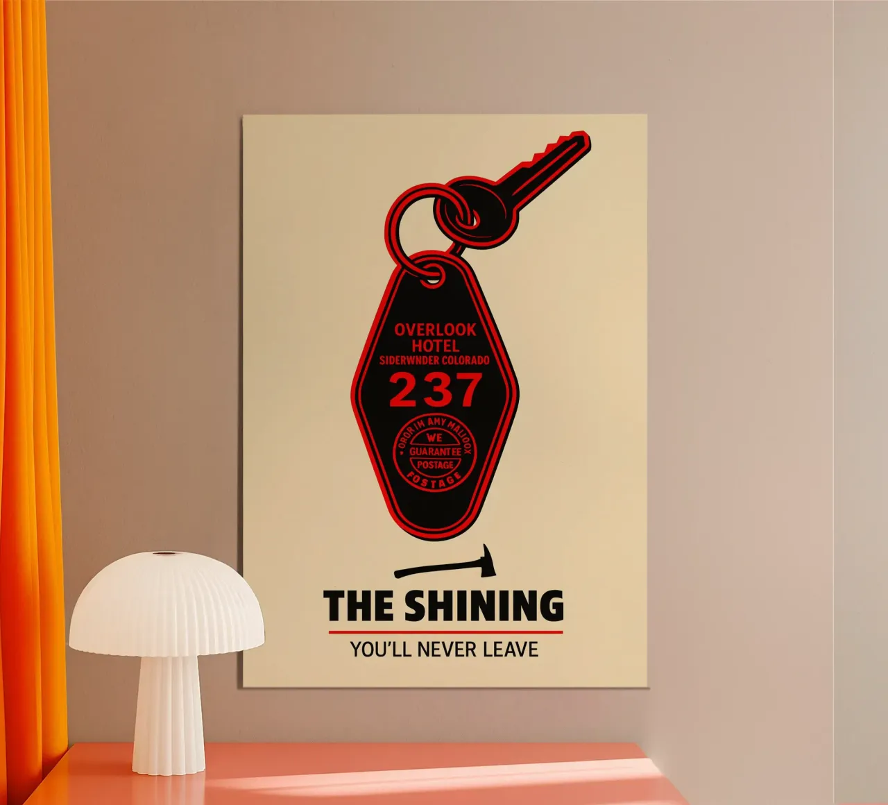 The Shining Print alluminio dibond da MoviesArt