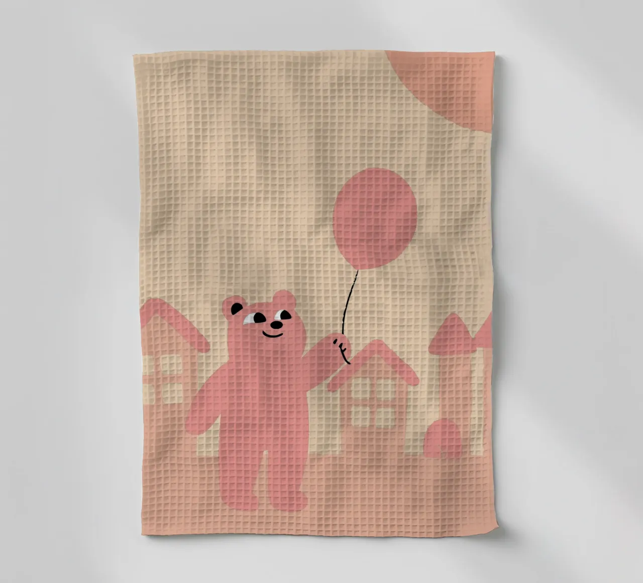 Gli orsi giocano con i palloncini canovaccio da cucina da TRENDY POSTER SHOP