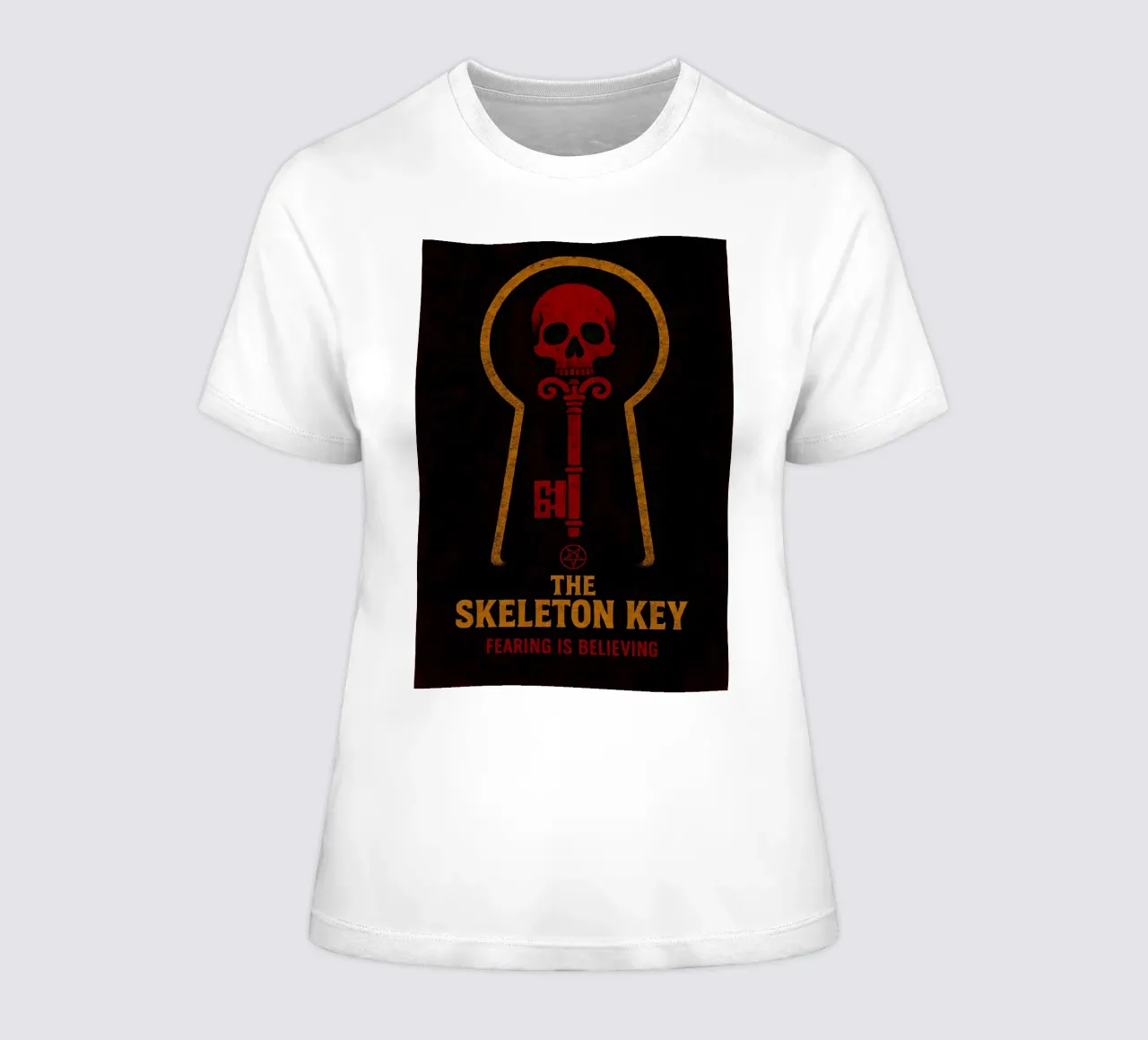 The Skeleton Key Print t-shirt da donna da MoviesArt