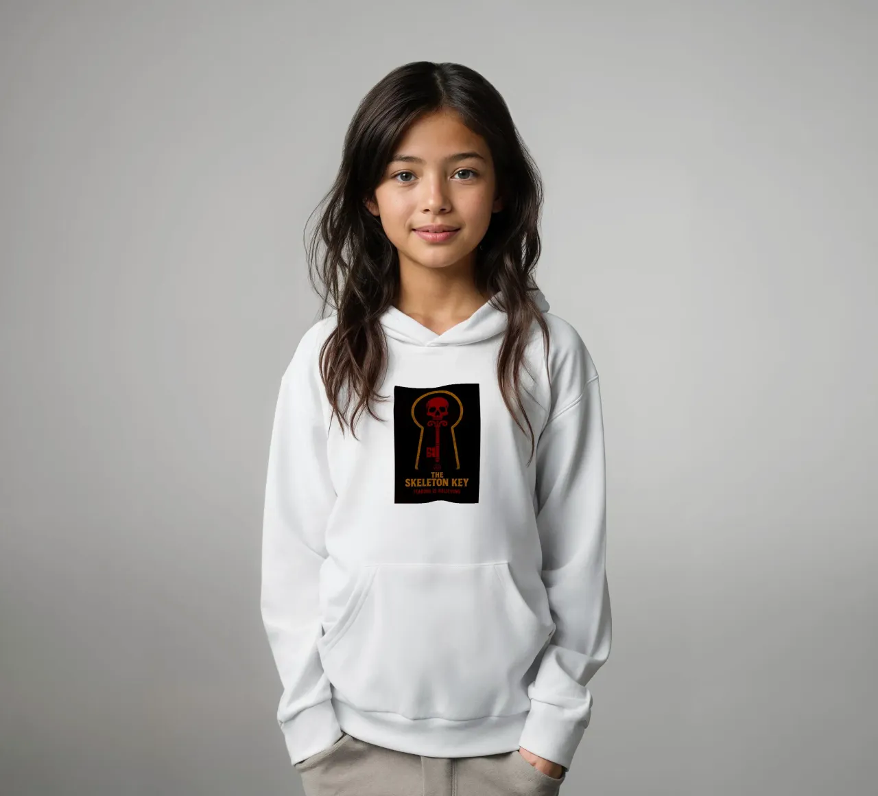 The Skeleton Key Print felpa bambino con cappuccio da MoviesArt