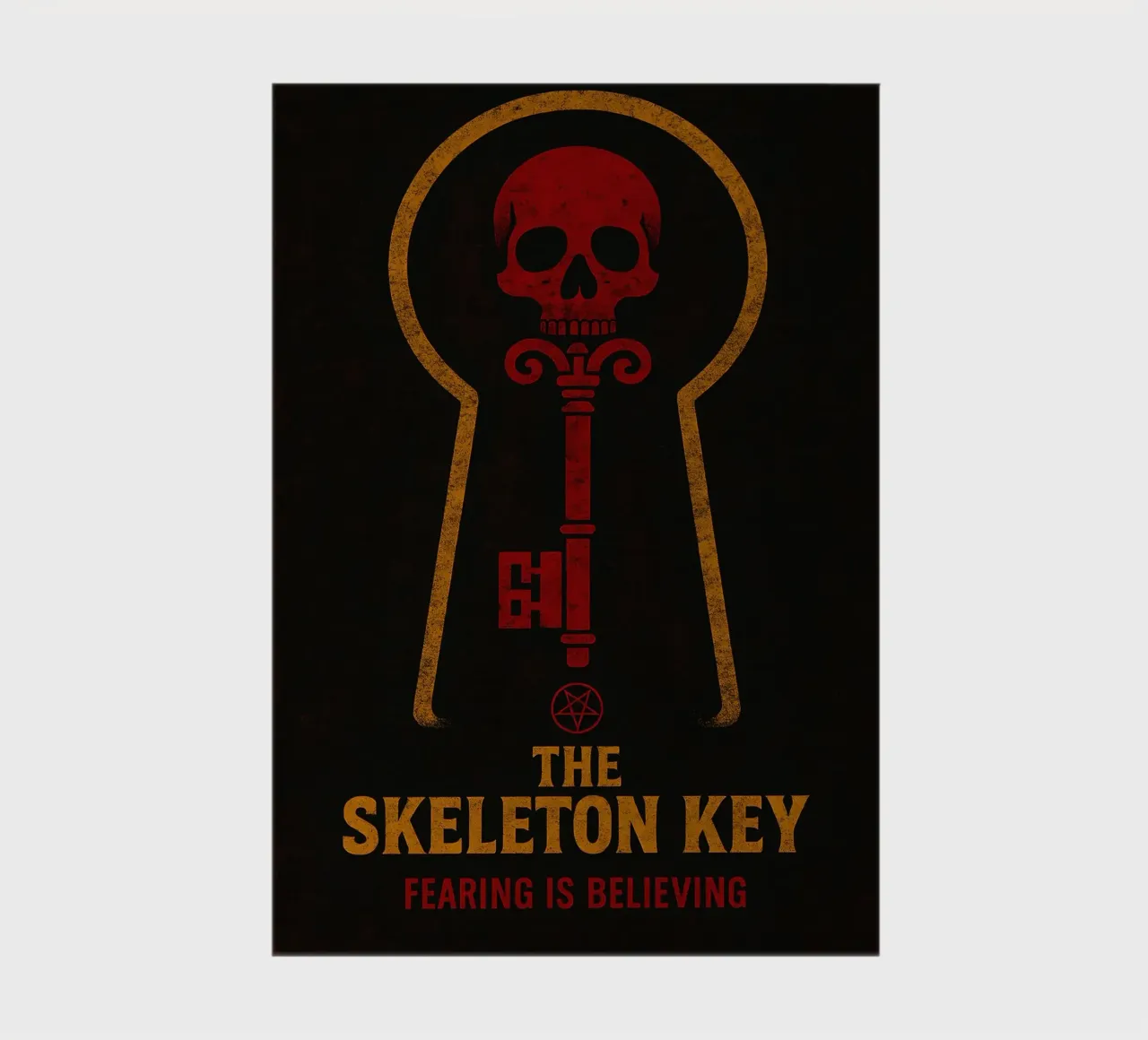 The Skeleton Key Print notitieboek van MoviesArt