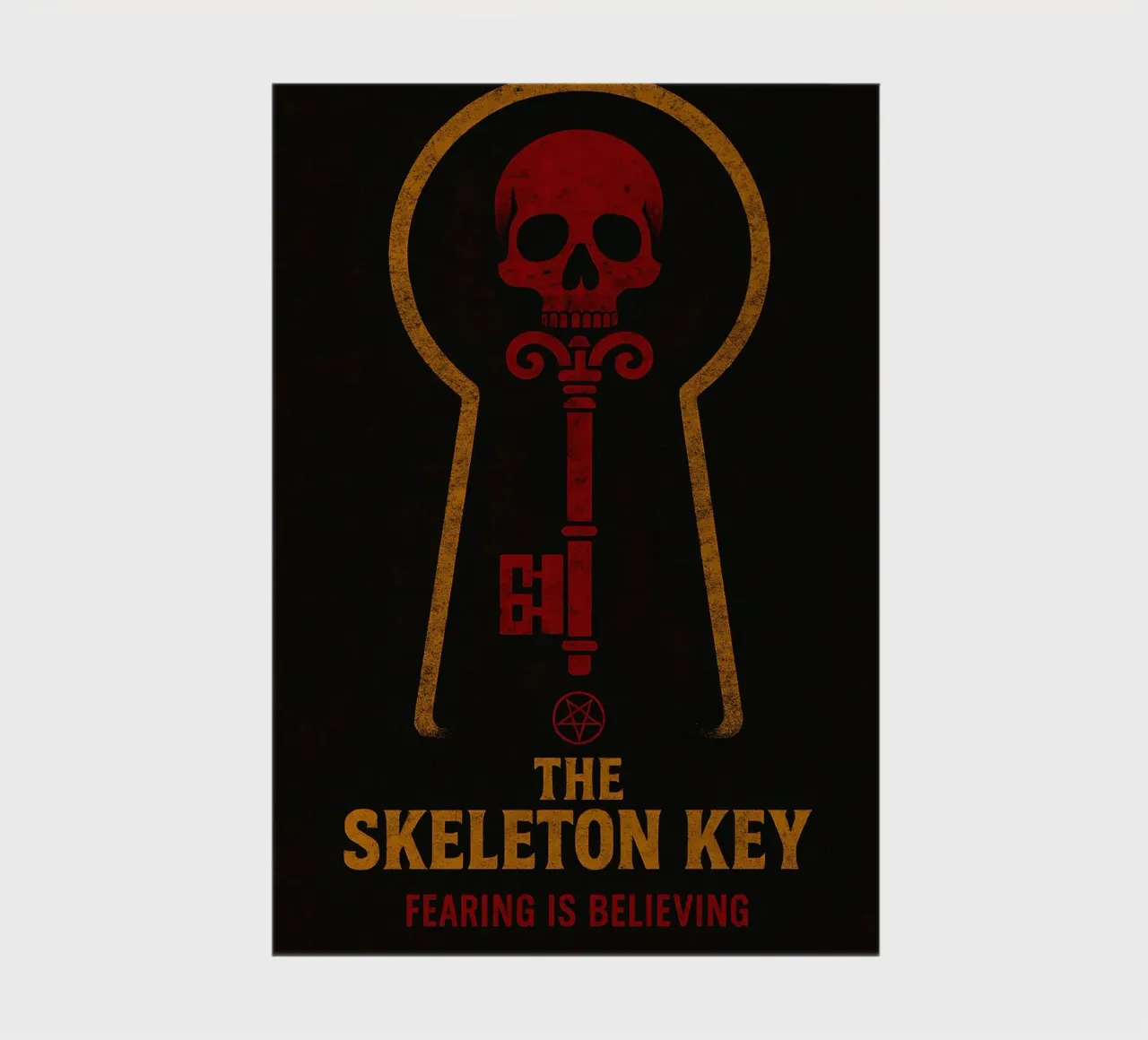 The Skeleton Key Print notitieboek van MoviesArt