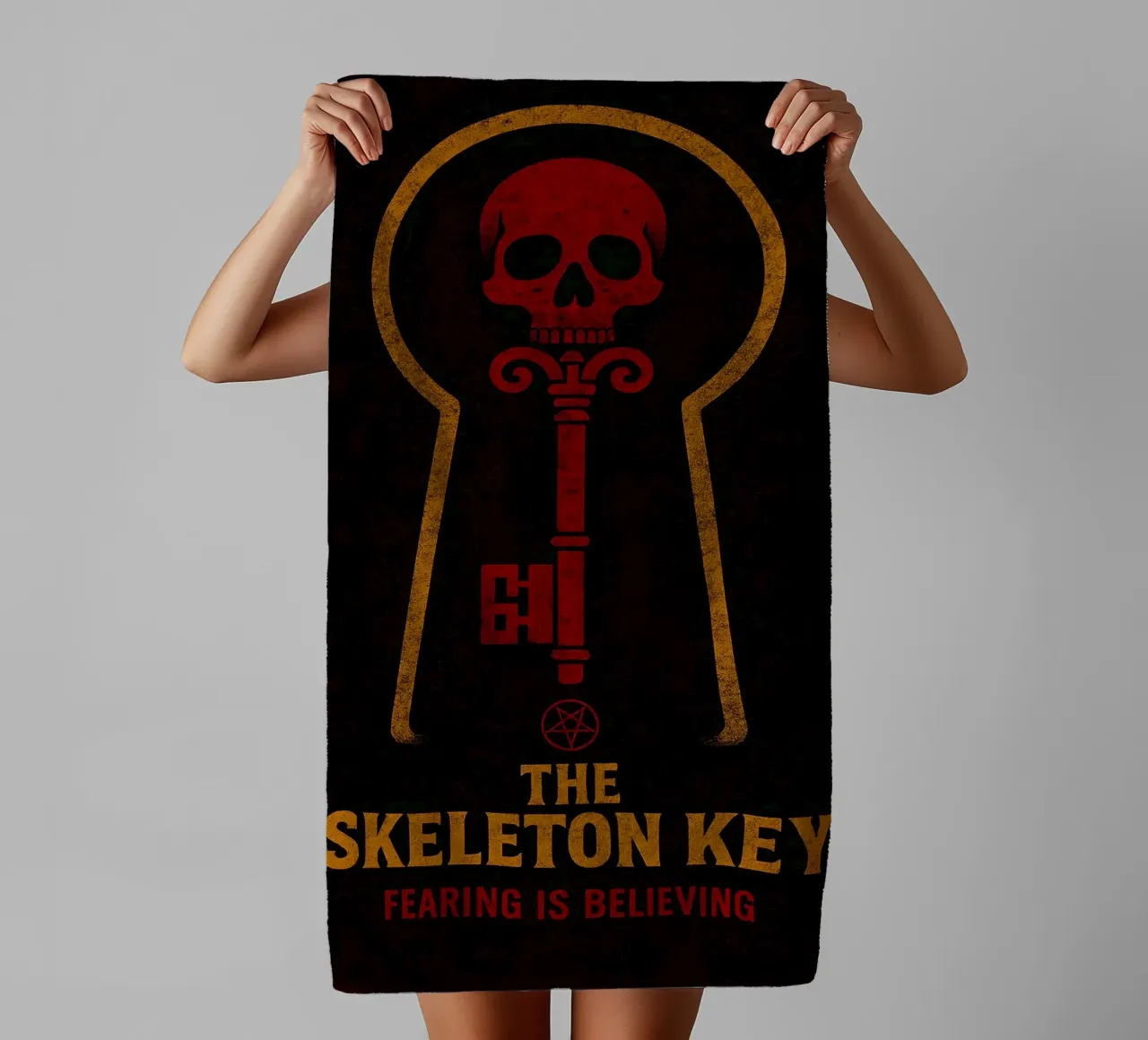 The Skeleton Key Print asciugamano da bagno da MoviesArt