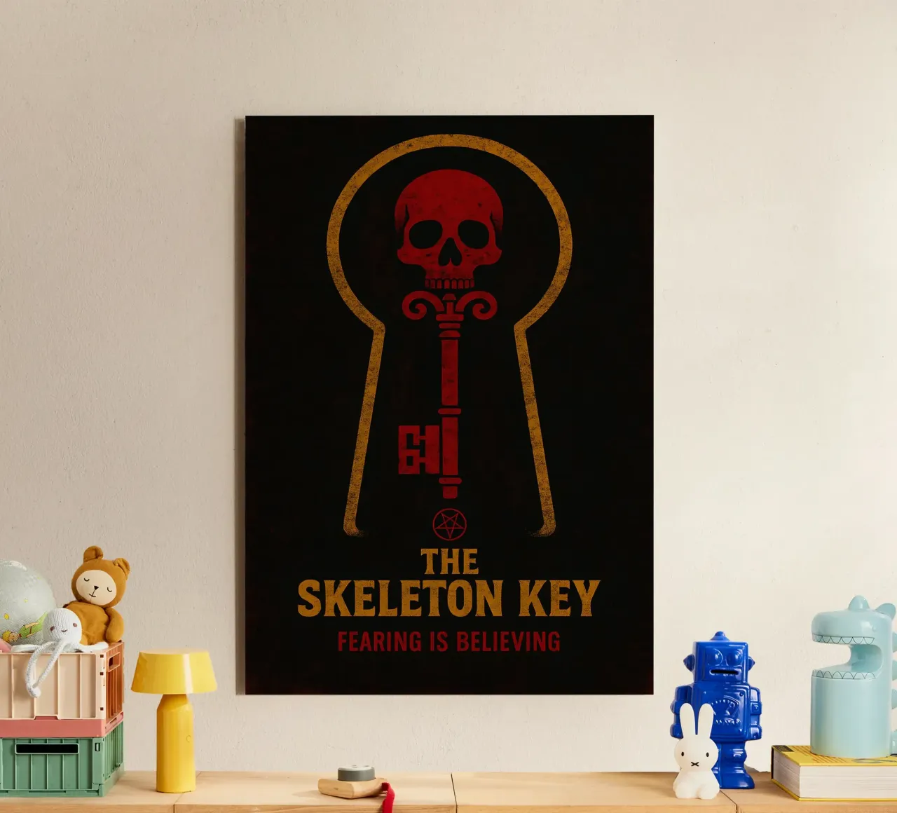 The Skeleton Key Print alluminio dibond da MoviesArt