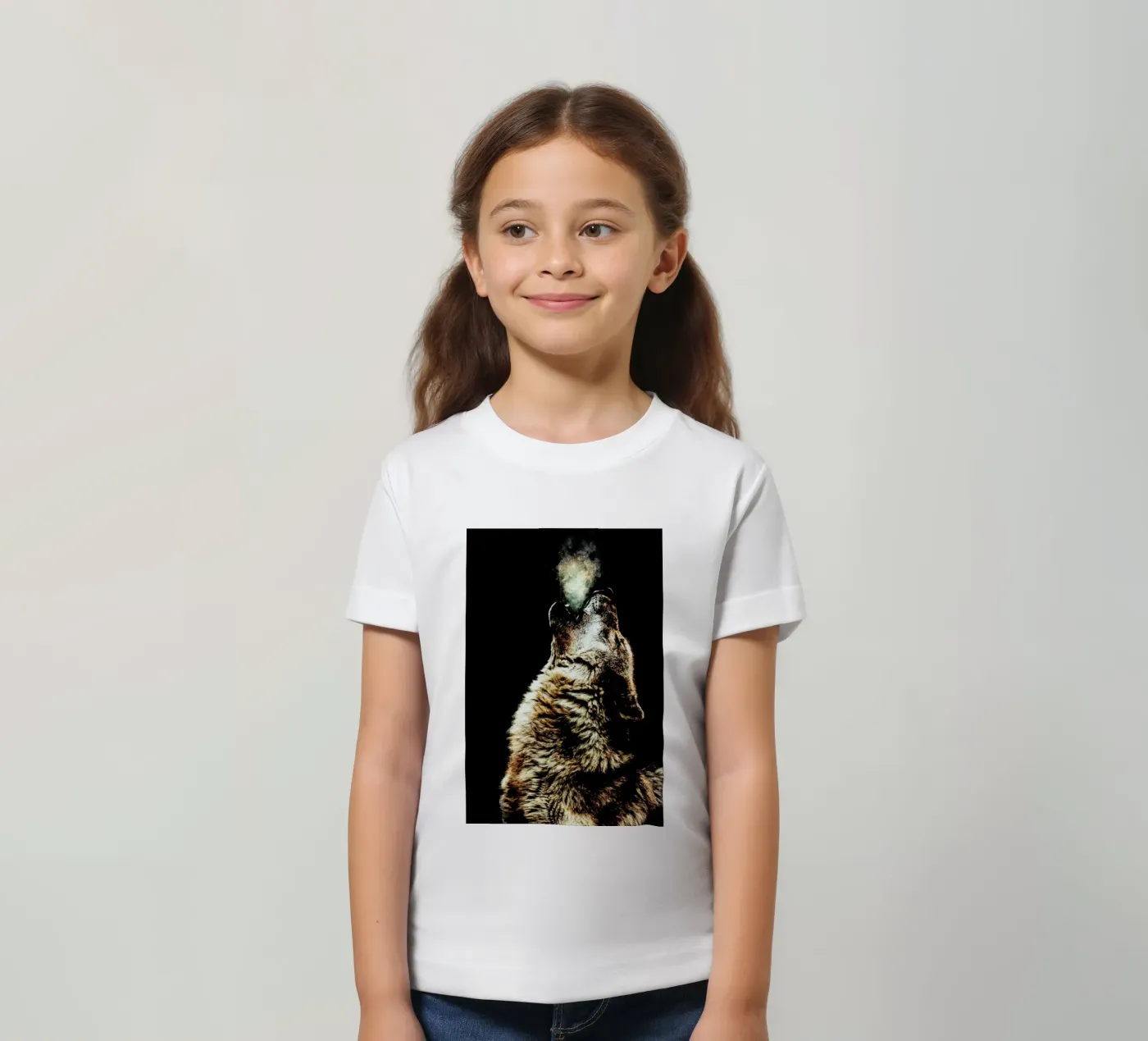 Howling Wolf t-shirt bambini da Wouter Rikken