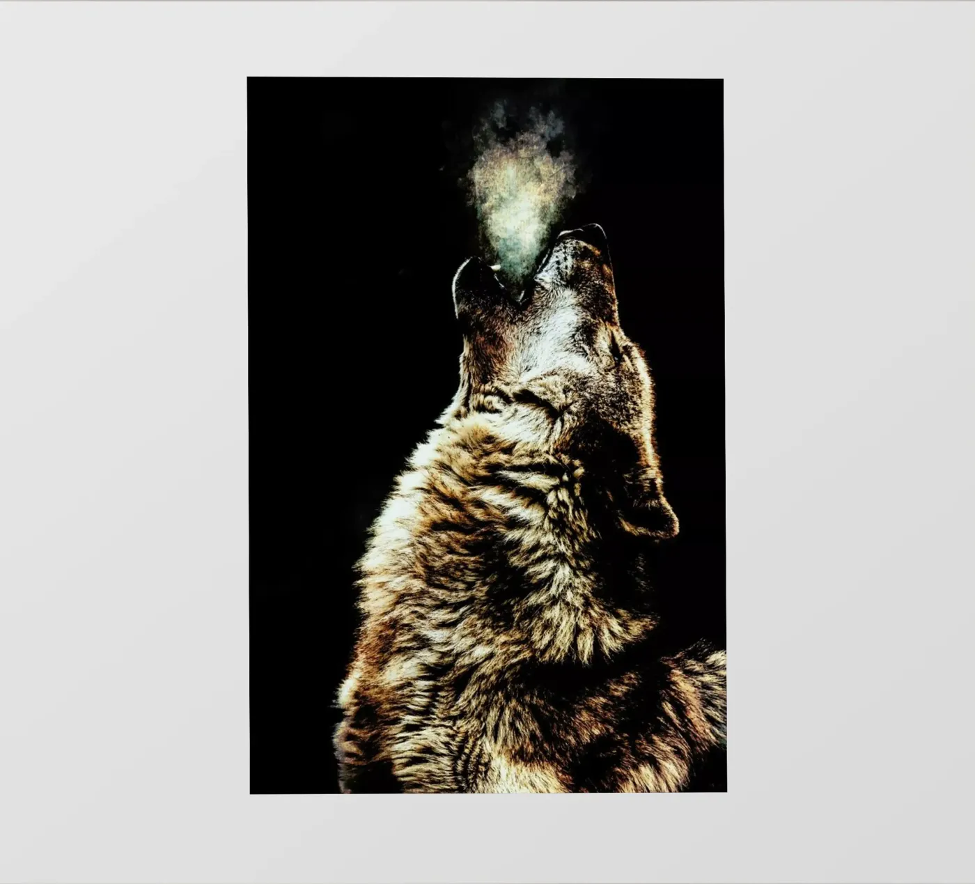 Howling Wolf backlit film by Wouter Rikken