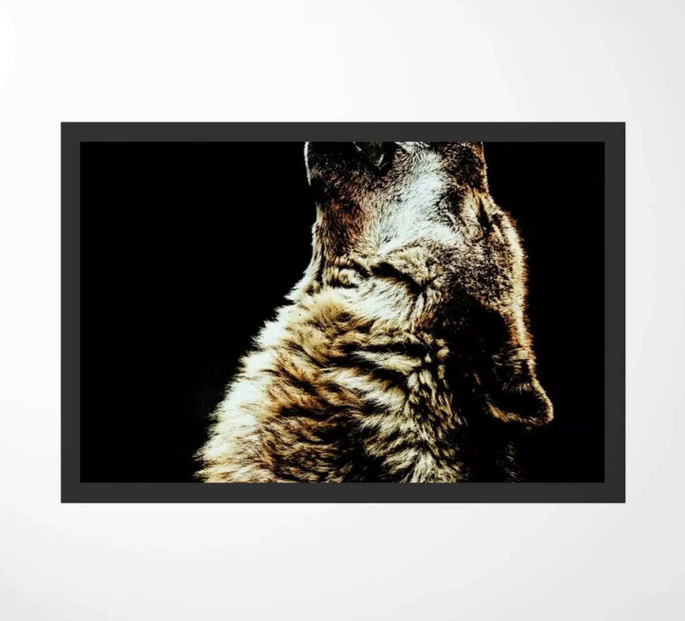 Howling Wolf deurmat van Wouter Rikken