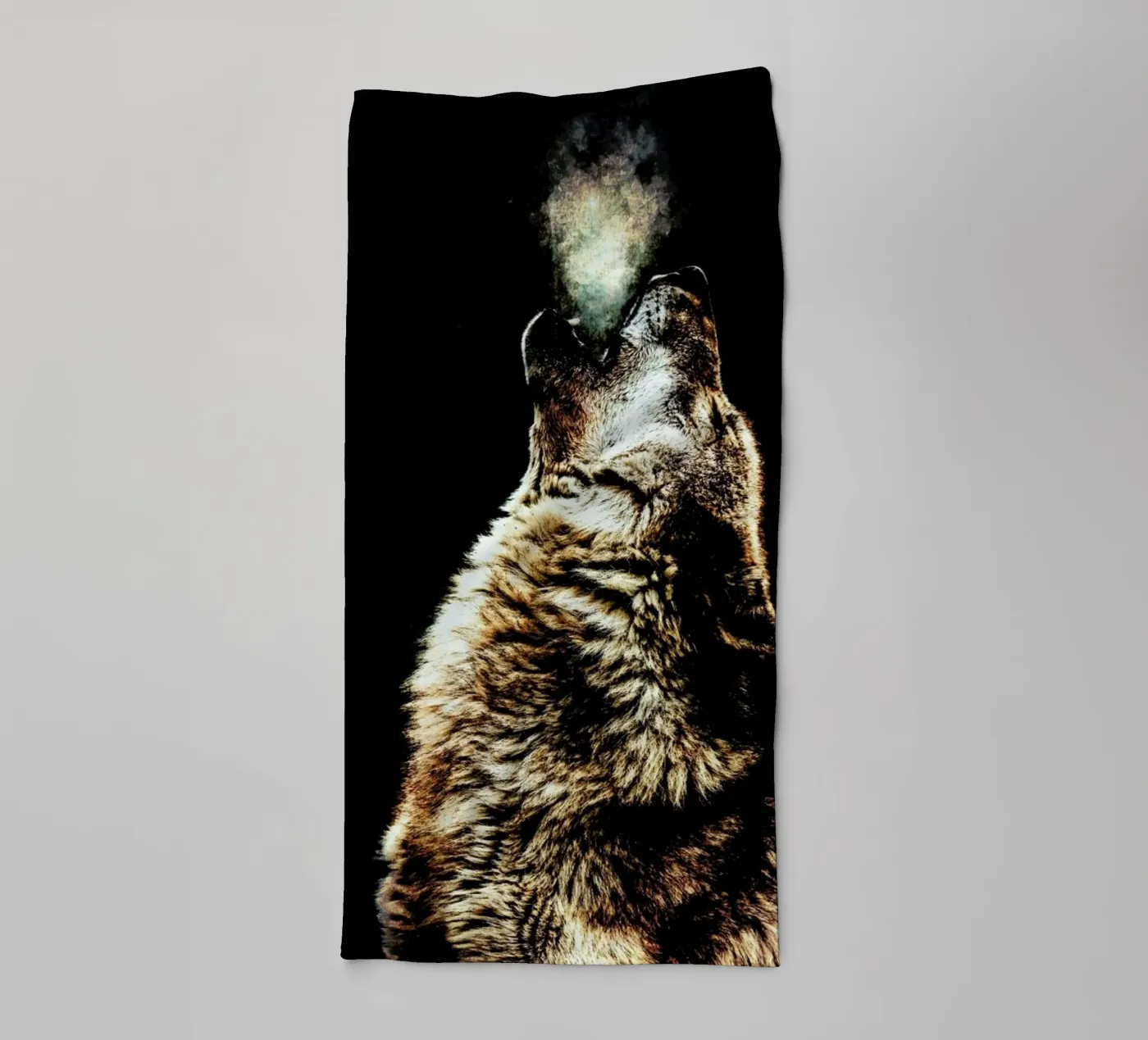 Howling Wolf towel by Wouter Rikken
