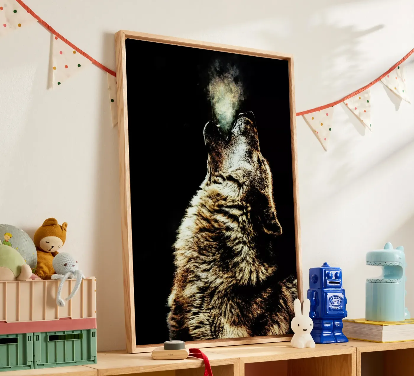 Howling Wolf canvas by Wouter Rikken