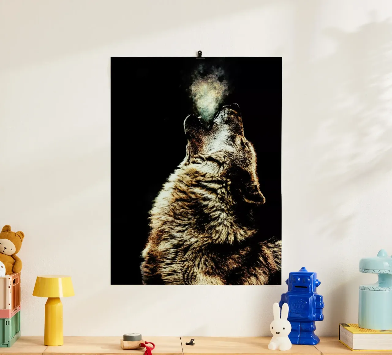 Howling Wolf carta hahnemühle da Wouter Rikken