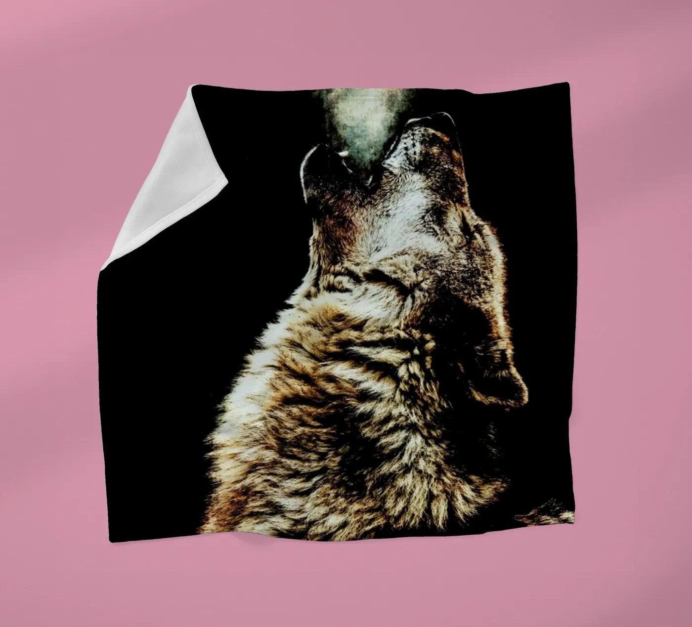 Howling Wolf fleecedeken van Wouter Rikken