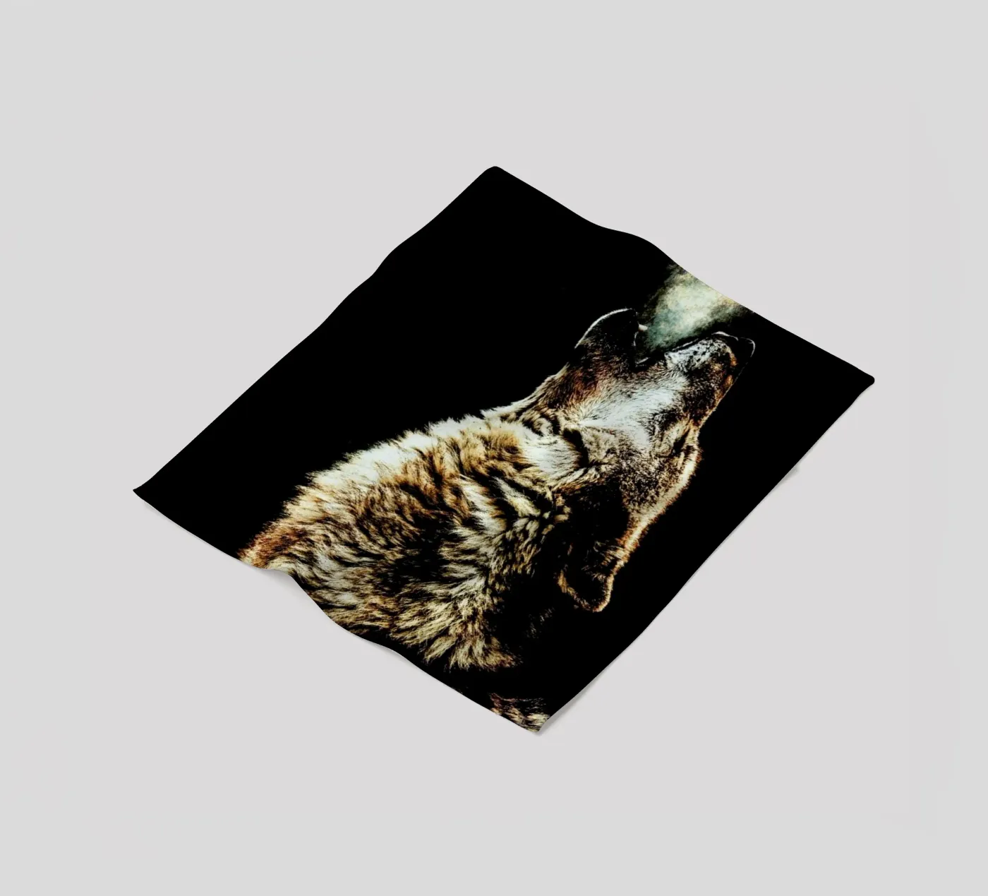 Howling Wolf fleecedeken van Wouter Rikken