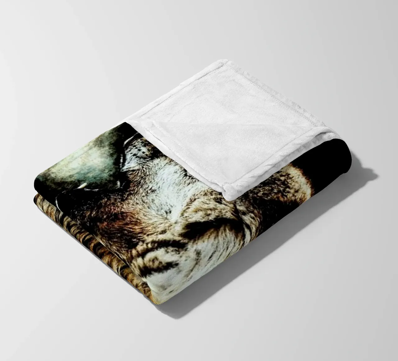 Howling Wolf Fleecedecke von Wouter Rikken