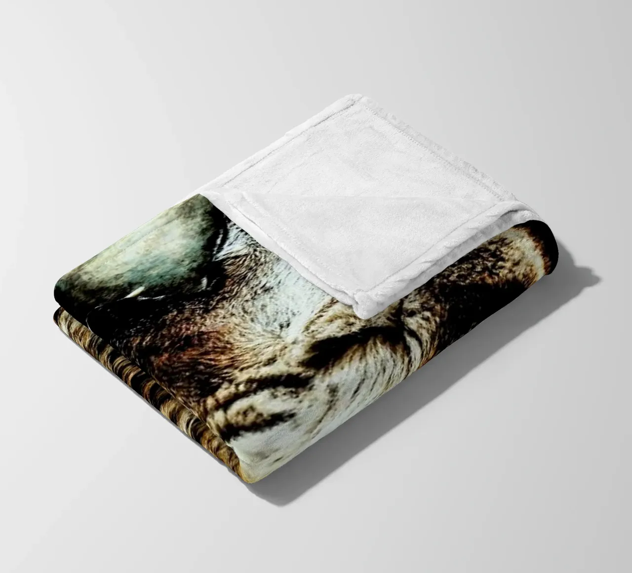 Howling Wolf Fleecedecke von Wouter Rikken