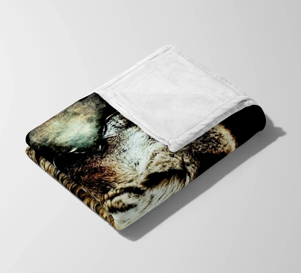 Howling Wolf Fleecedecke von Wouter Rikken