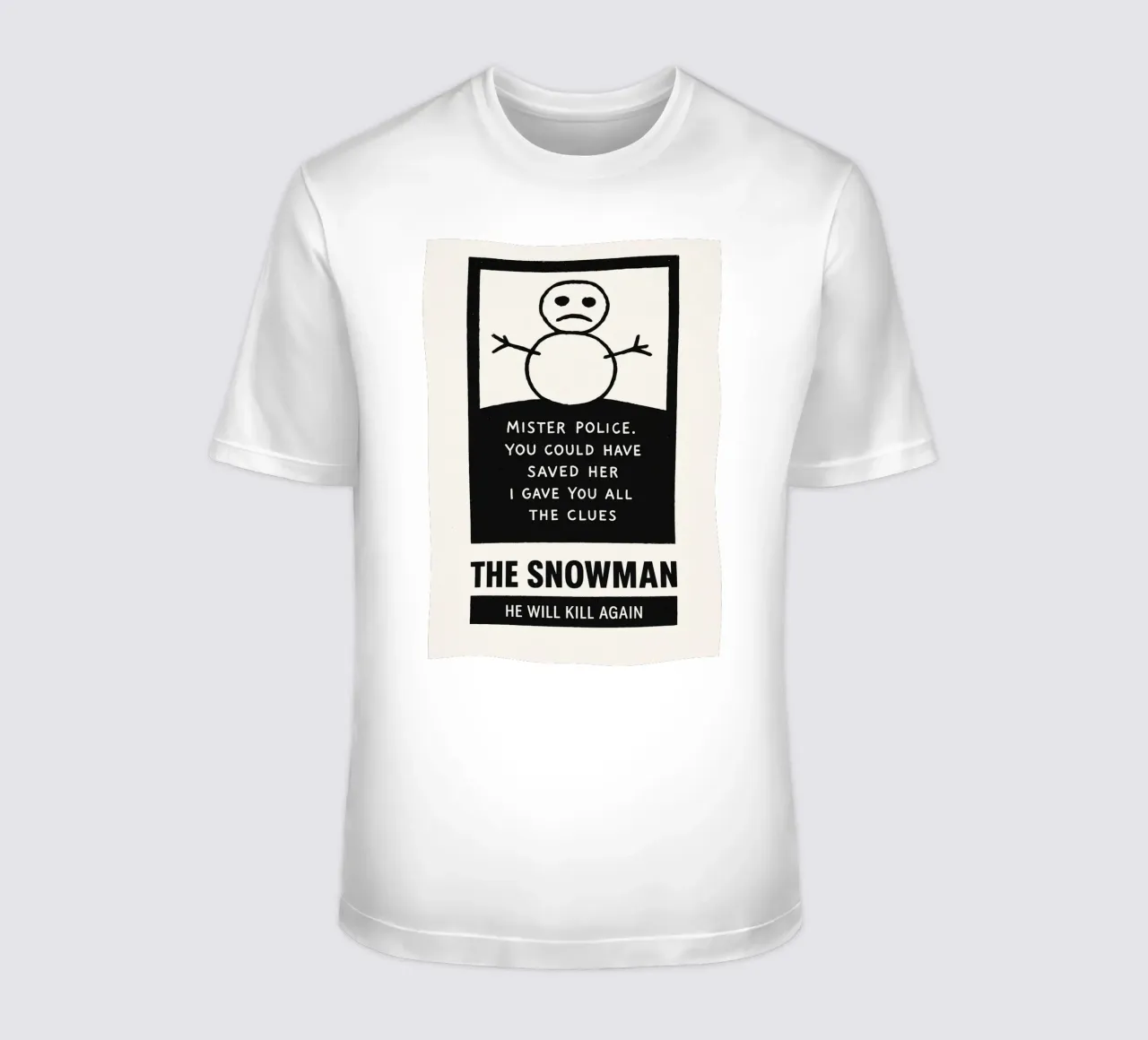 The Snowman Print t-shirt da MoviesArt