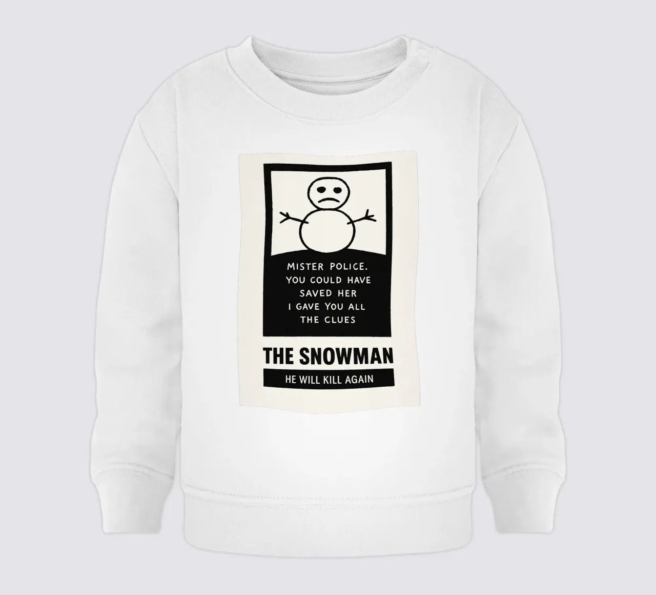 The Snowman Print felpa neonato da MoviesArt
