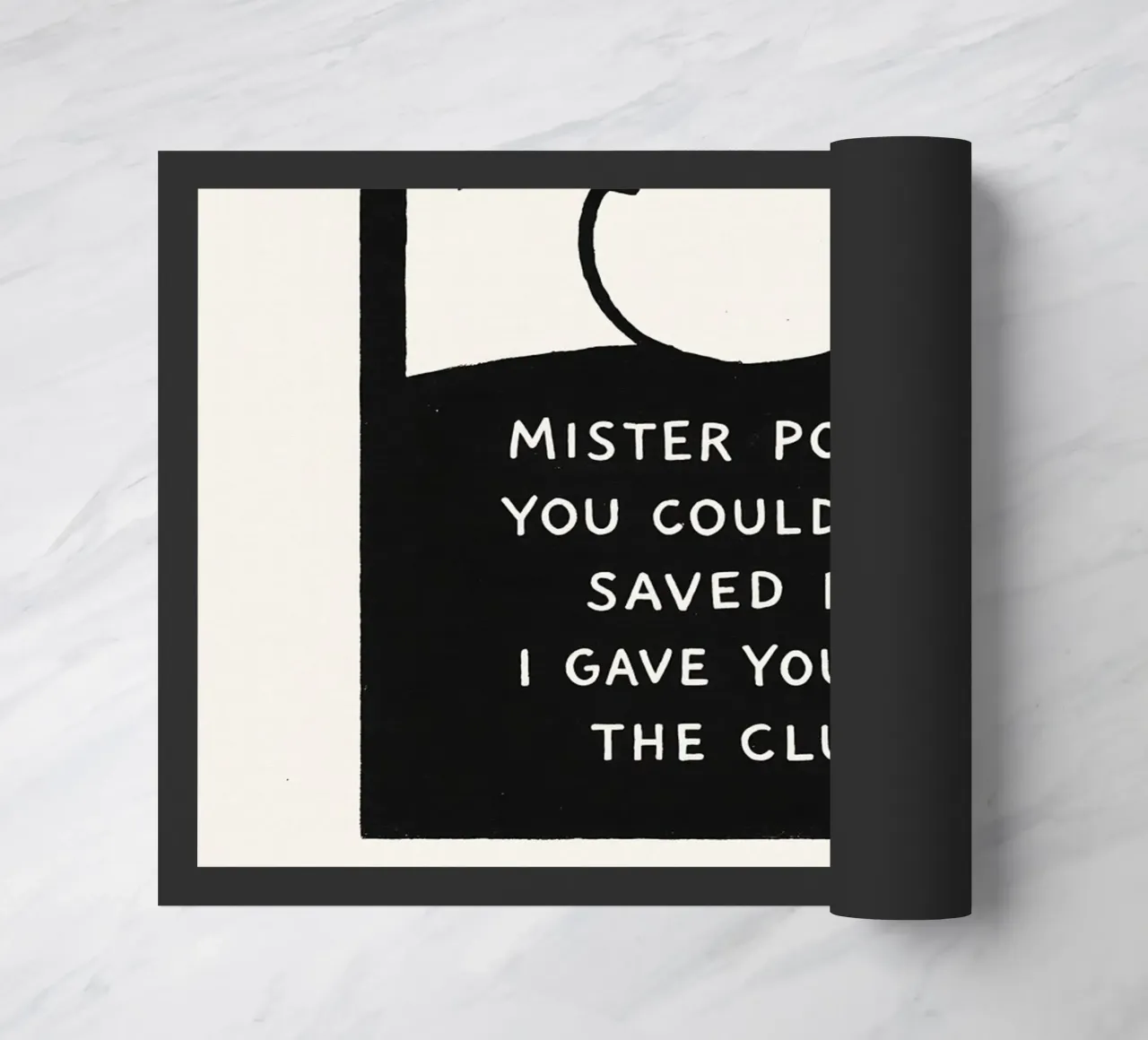 The Snowman Print zerbino da MoviesArt