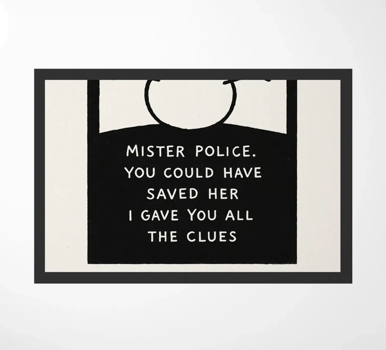 The Snowman Print zerbino da MoviesArt