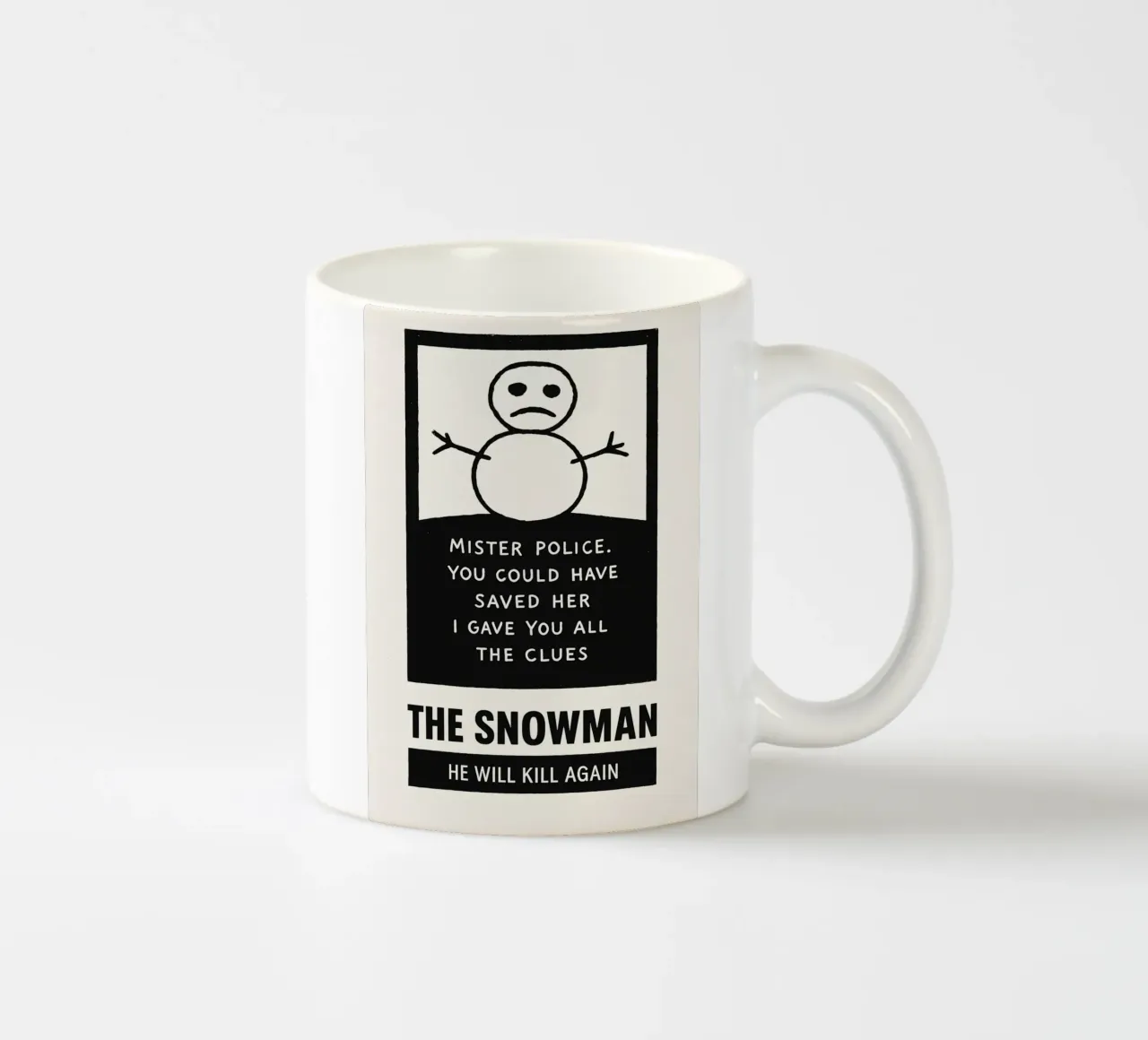 The Snowman Print tazza in ceramica da MoviesArt