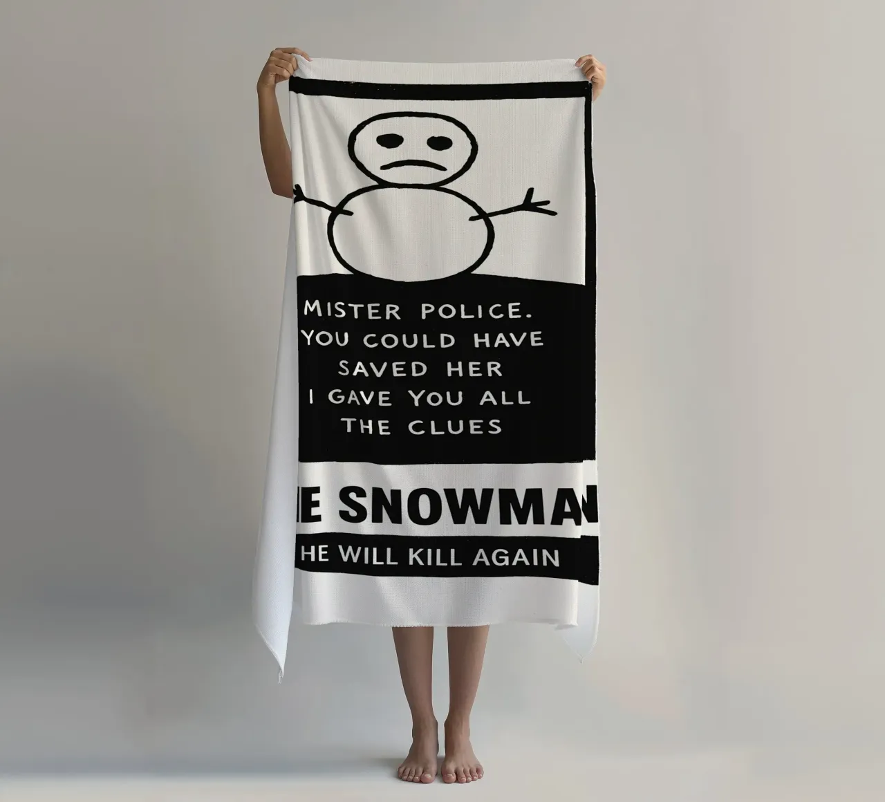 The Snowman Print telo mare da MoviesArt