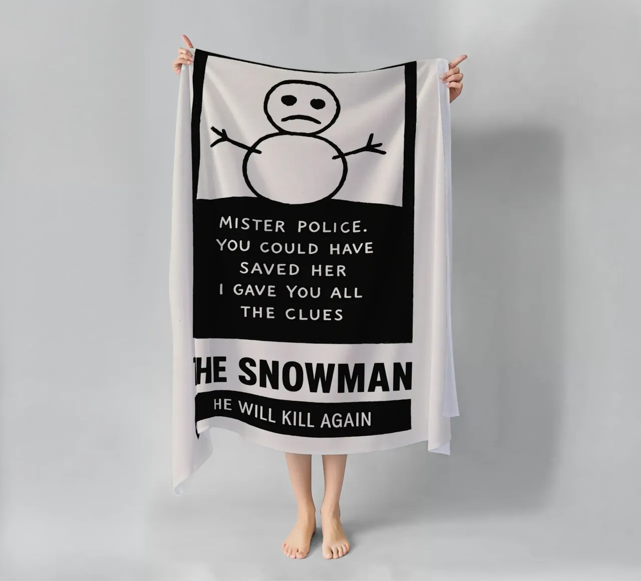 The Snowman Print telo mare da MoviesArt