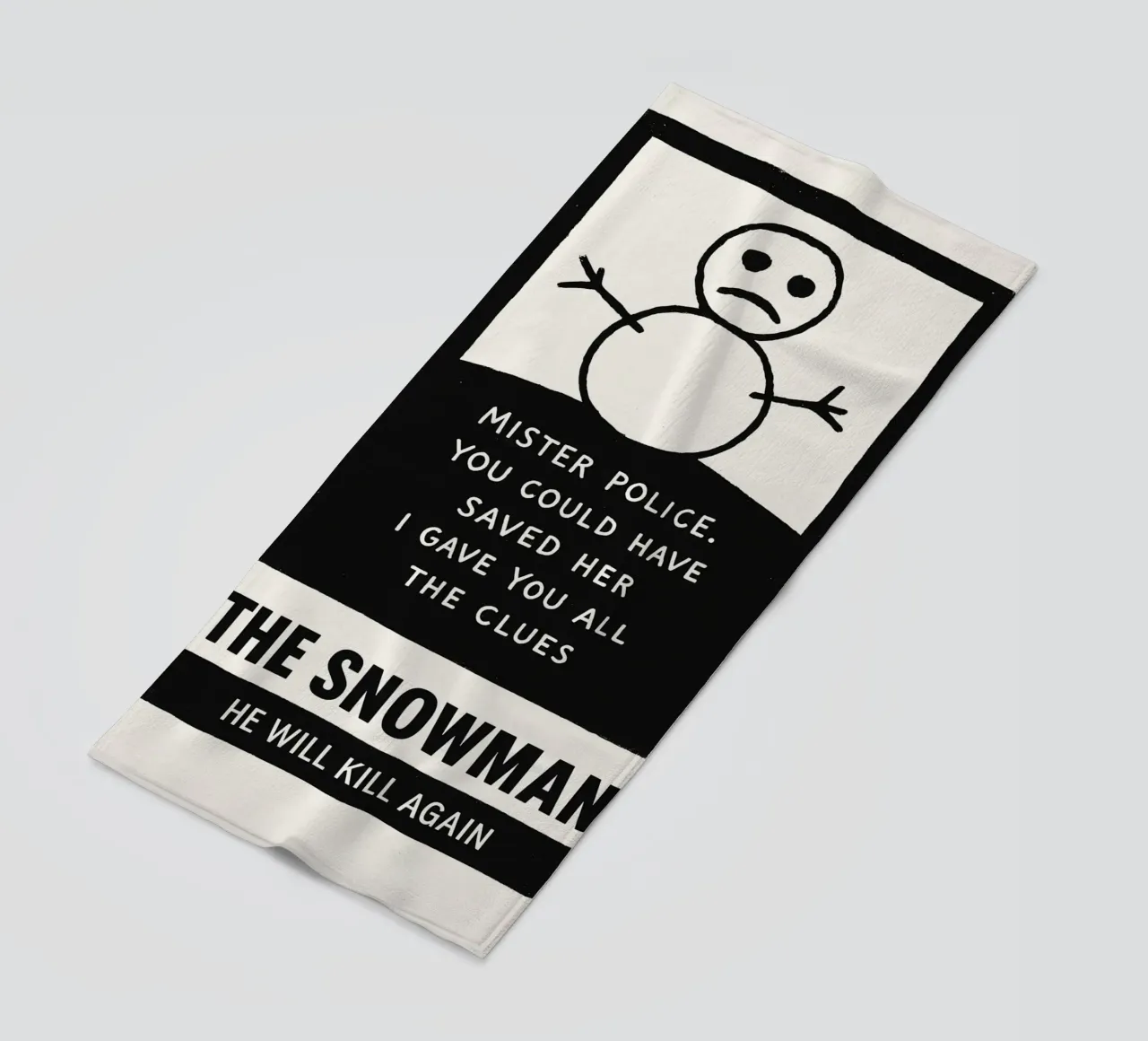 The Snowman Print telo mare da MoviesArt